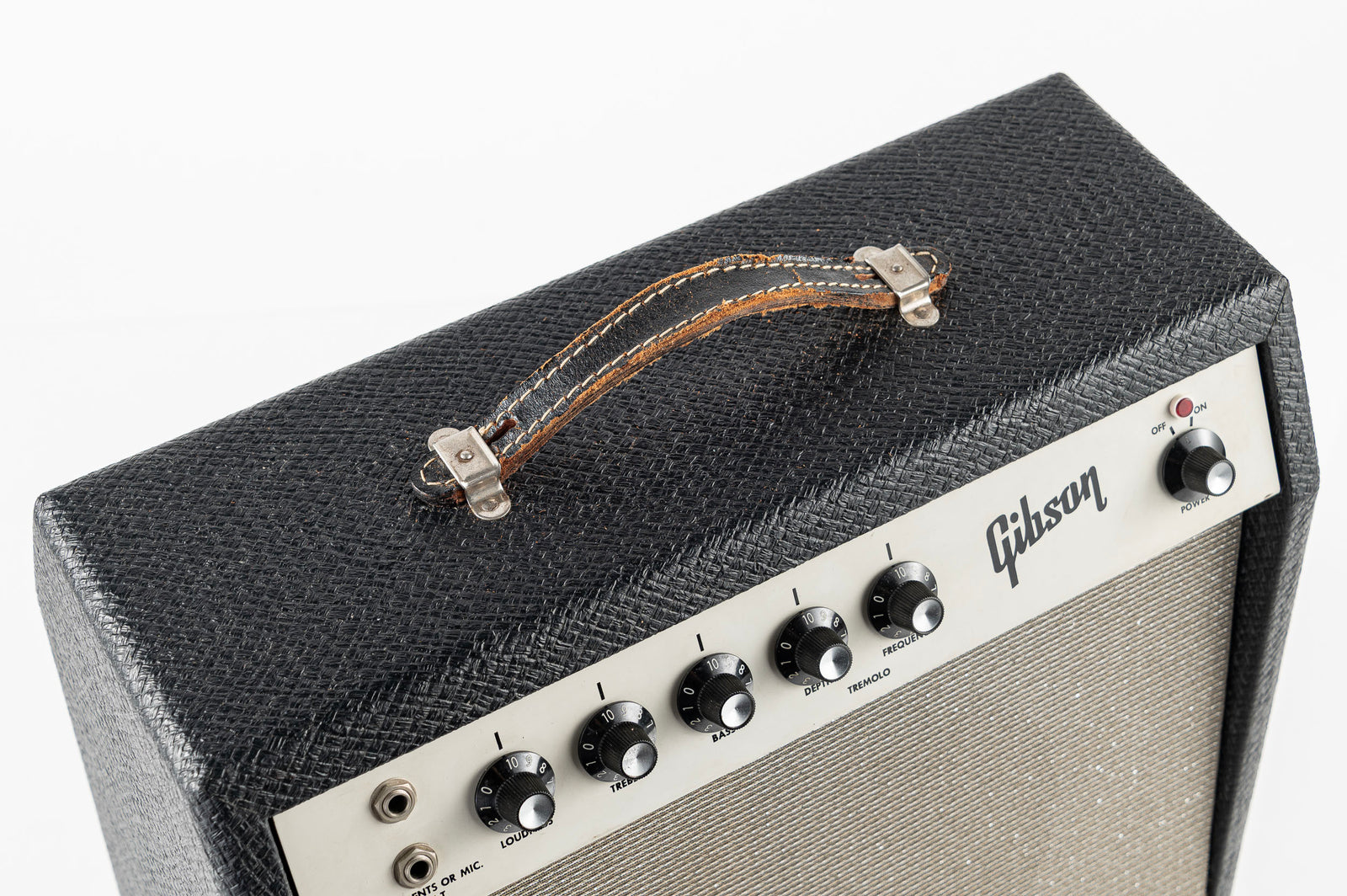 USED 1965 Gibson Skylark GA-5T Guitar Combo Amp - White Panel & Black Tolex