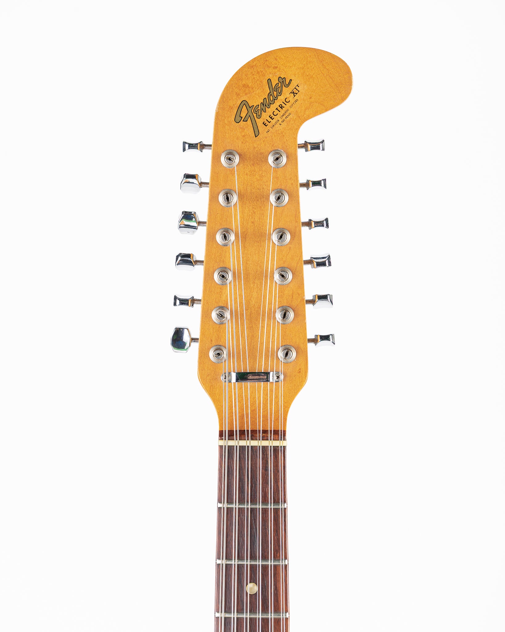 USED 1966 Fender Electric XII Electric Guitar - 3 Tone Sunburst with Original Hardshell Case