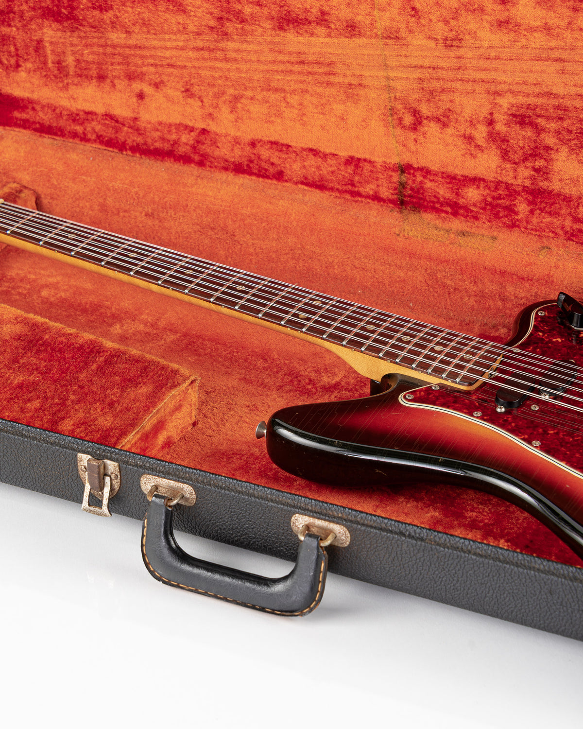 USED 1966 Fender Electric XII Electric Guitar - 3 Tone Sunburst with Original Hardshell Case