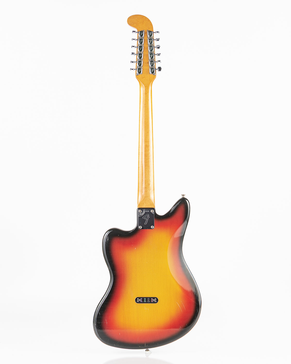 USED 1966 Fender Electric XII Electric Guitar - 3 Tone Sunburst with Original Hardshell Case
