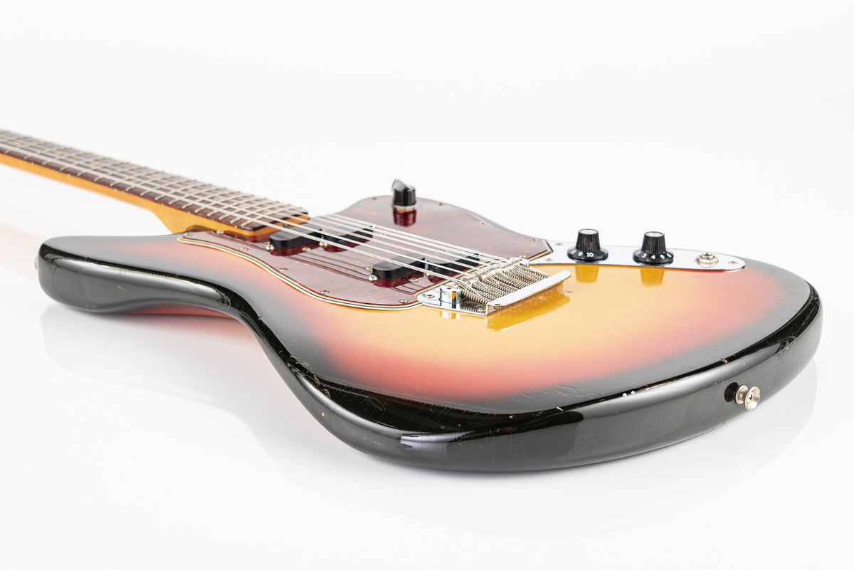 USED 1966 Fender Electric XII Electric Guitar - 3 Tone Sunburst with Original Hardshell Case