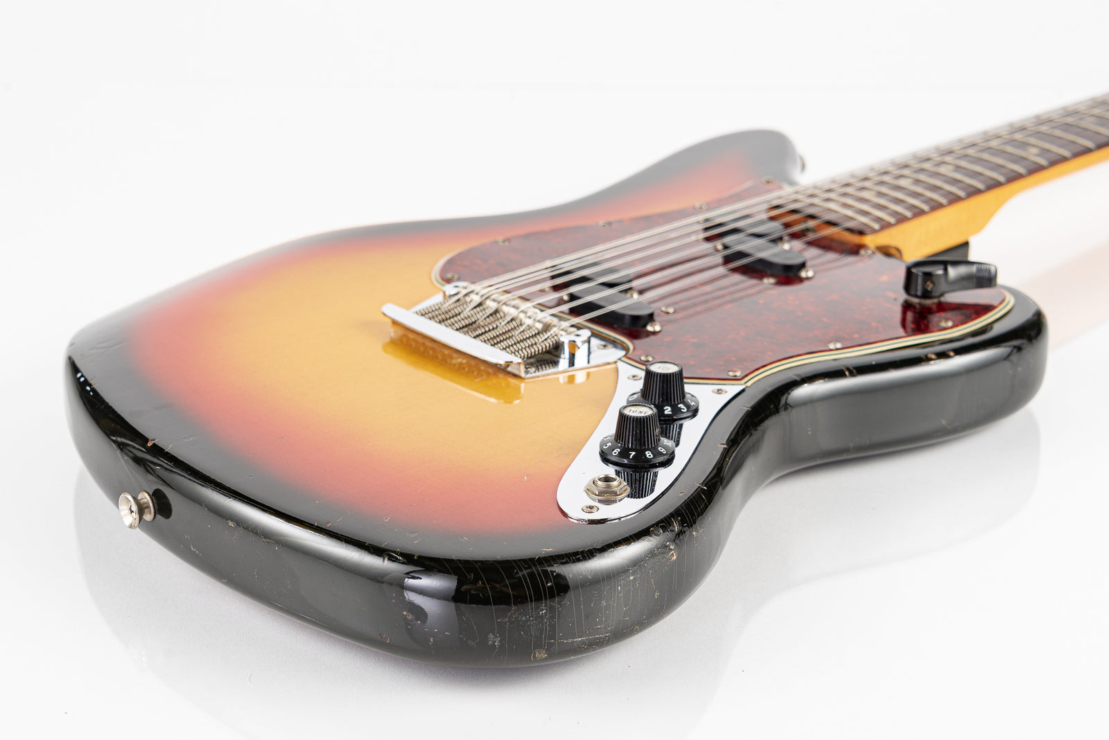USED 1966 Fender Electric XII Electric Guitar - 3 Tone Sunburst with Original Hardshell Case