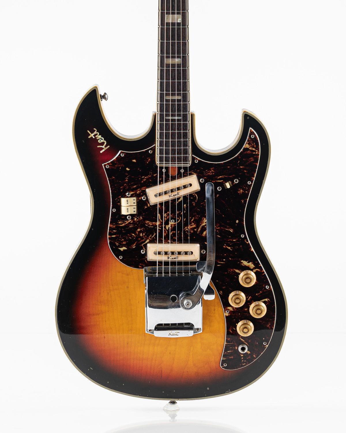 USED 1967-1968 Kent (Teisco/Kawai) Model 740 Electric Guitar - Sunburst
