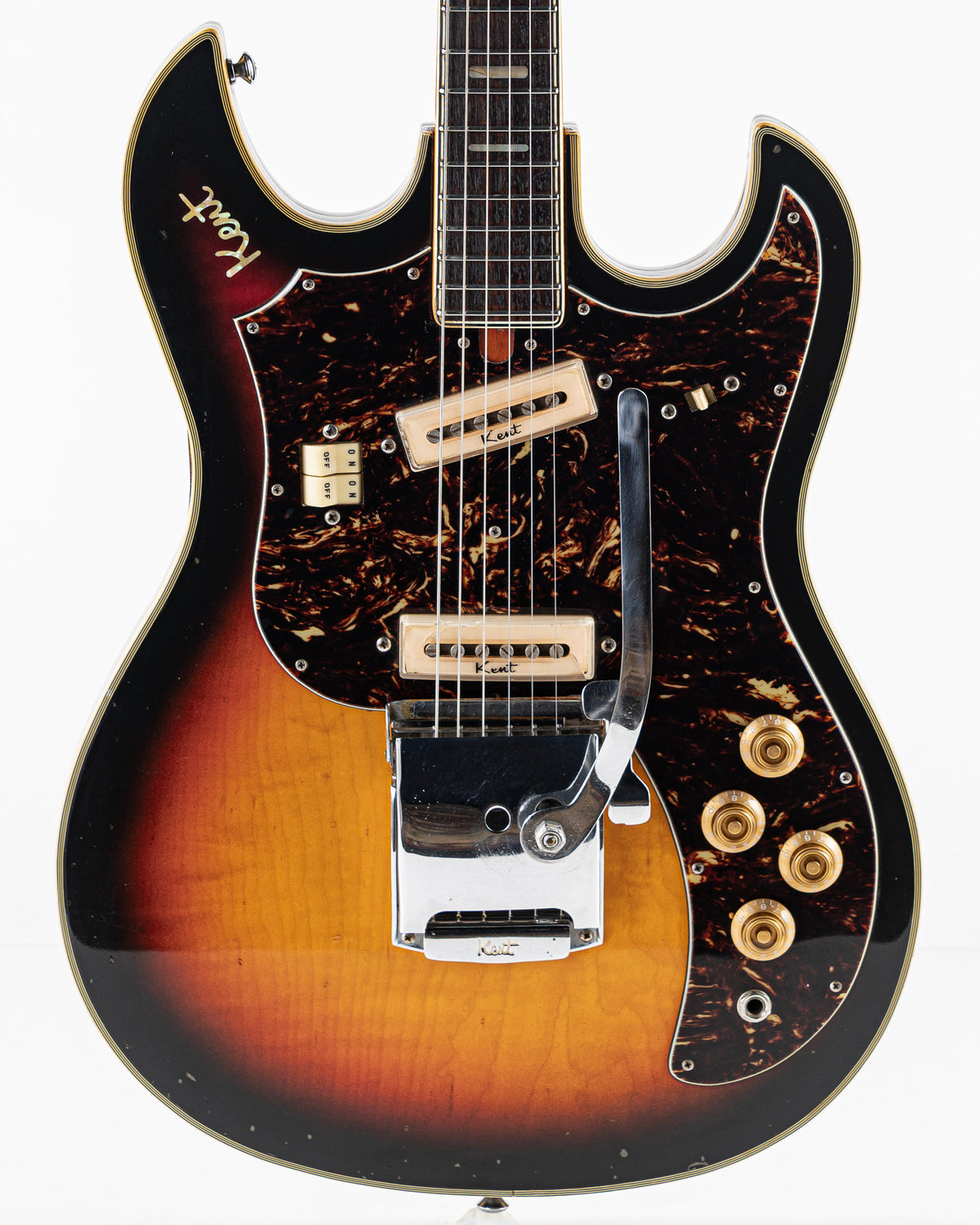 USED 1967-1968 Kent (Teisco/Kawai) Model 740 Electric Guitar - Sunburst