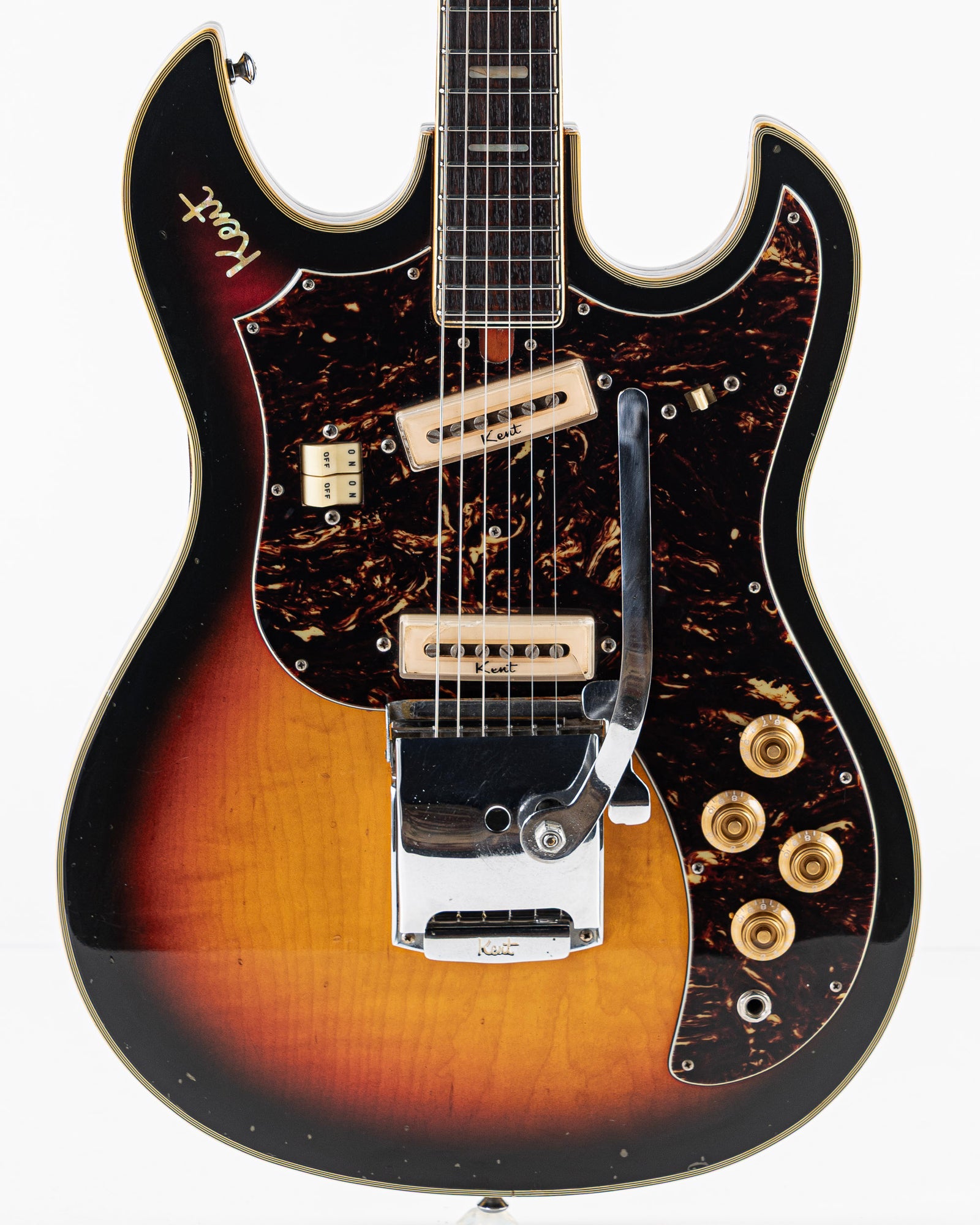 USED 1967-1968 Kent (Teisco/Kawai) Model 740 Electric Guitar - Sunburst
