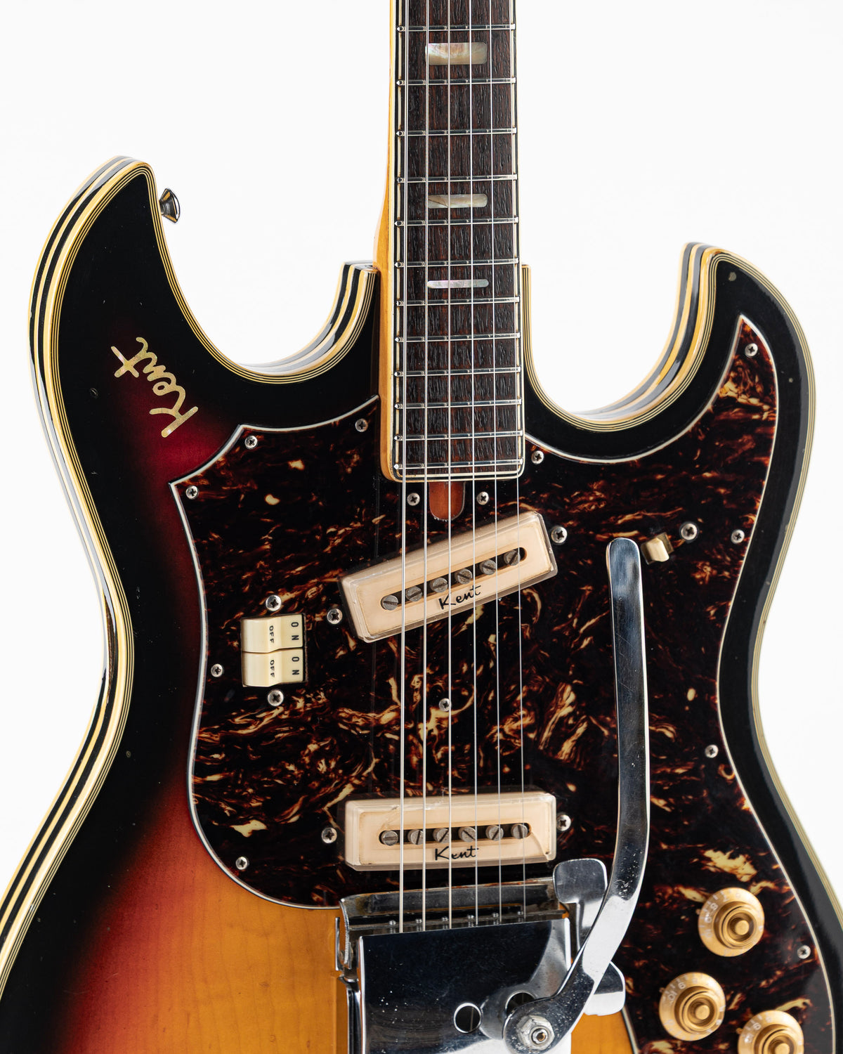 USED 1967-1968 Kent (Teisco/Kawai) Model 740 Electric Guitar - Sunburst