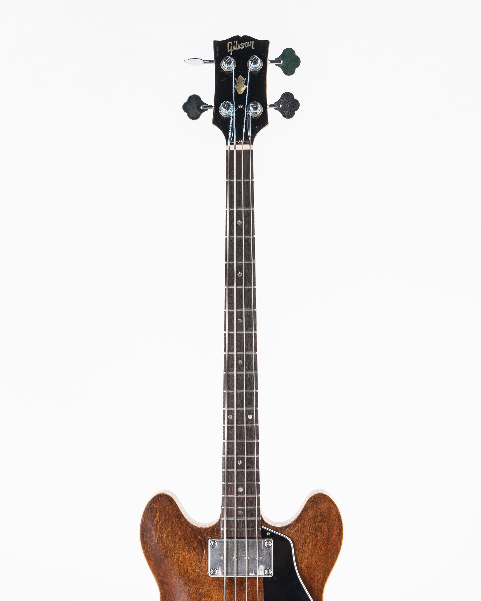 USED 1967 Gibson EB-2 DC Electric Bass - Walnut Refinish with Hardshell Case