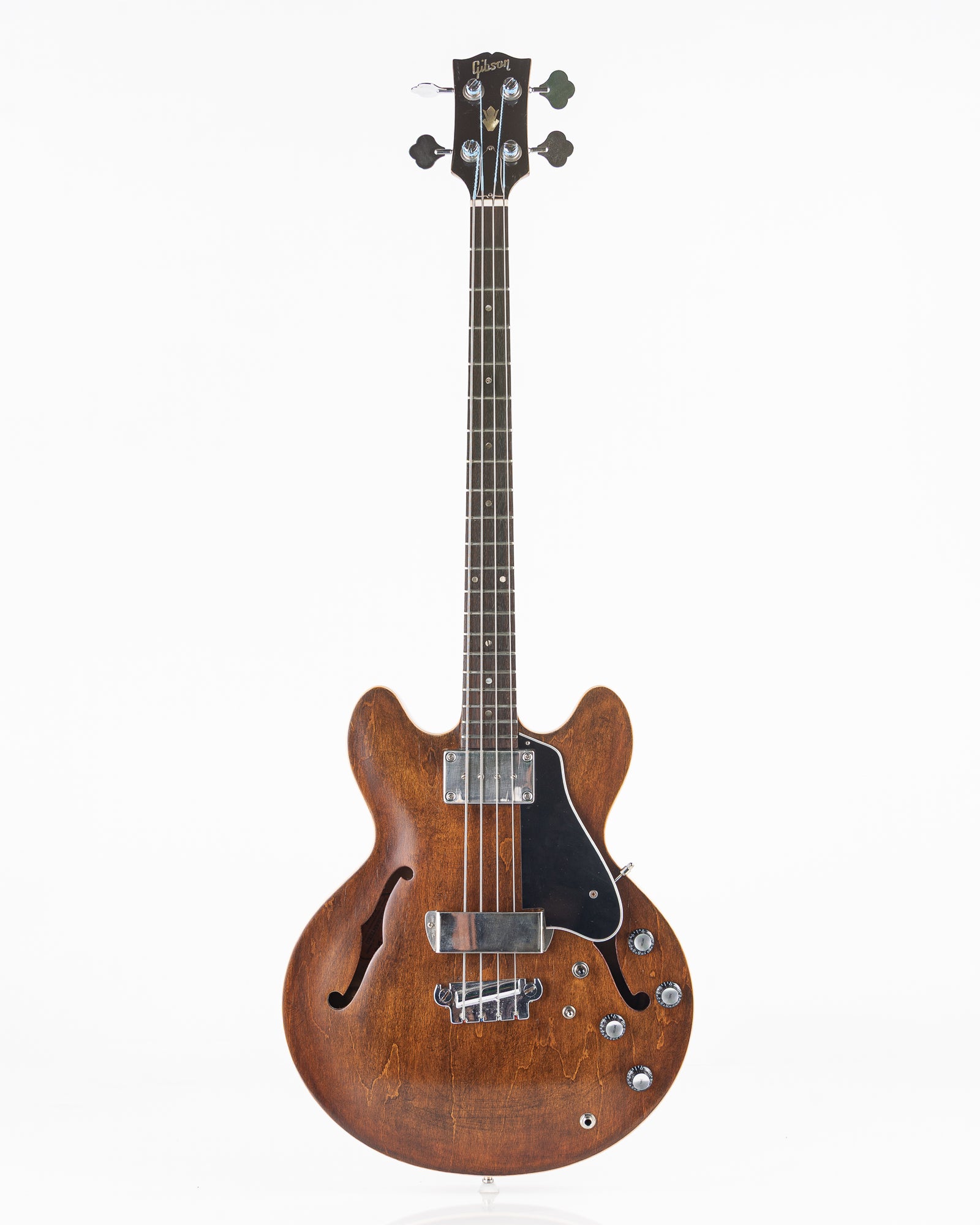 USED 1967 Gibson EB-2 DC Electric Bass - Walnut Refinish with Hardshell Case
