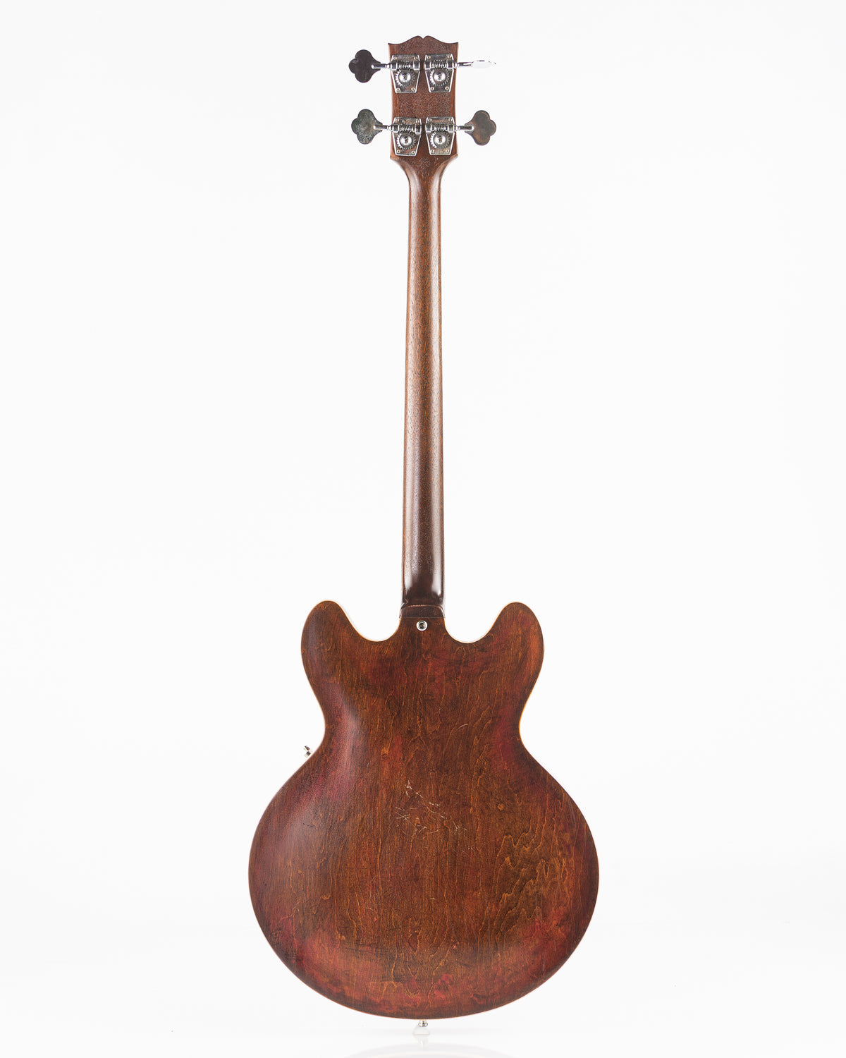 USED 1967 Gibson EB-2 DC Electric Bass - Walnut Refinish with Hardshell Case