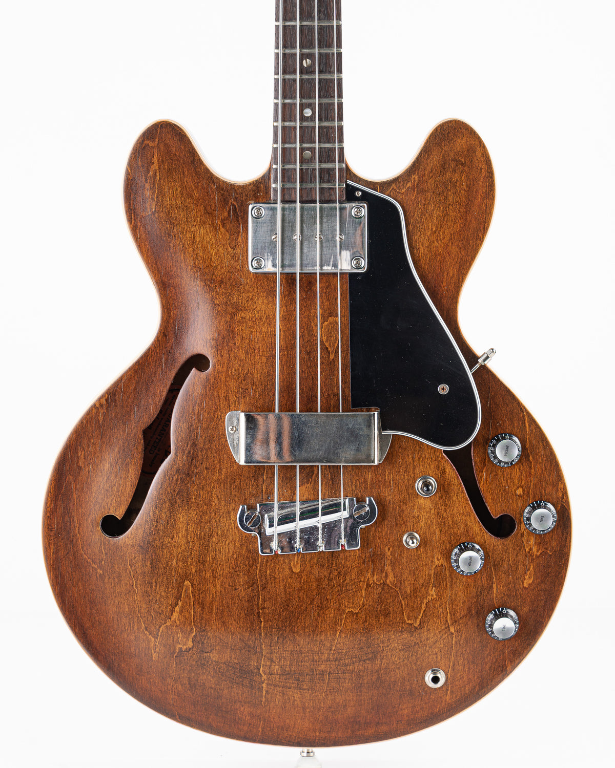 USED 1967 Gibson EB-2 DC Electric Bass - Walnut Refinish with Hardshell Case