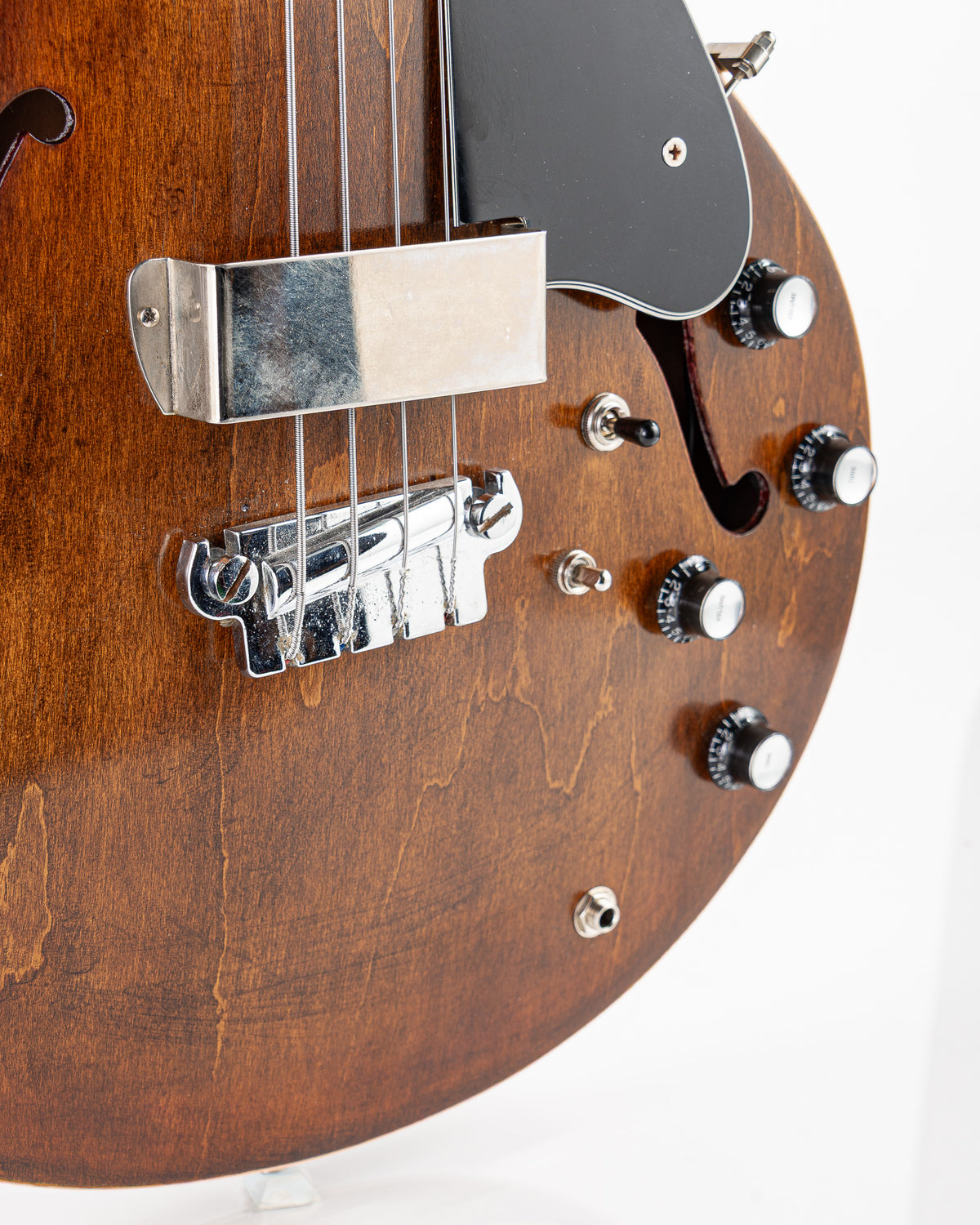 USED 1967 Gibson EB-2 DC Electric Bass - Walnut Refinish with Hardshell Case