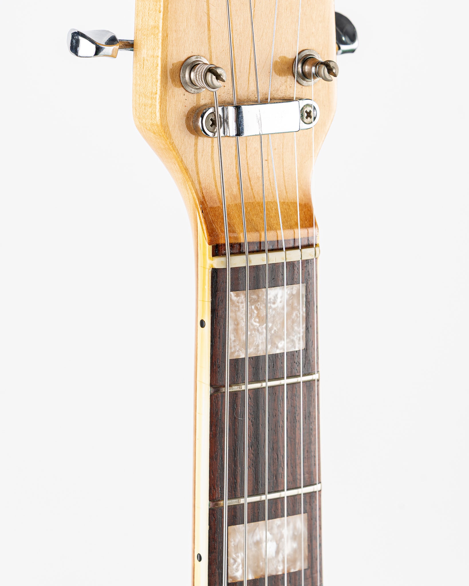 USED 1969 Fender Custom Maverick Electric Guitar - 3 Tone Sunburst with Original Hardshell Case