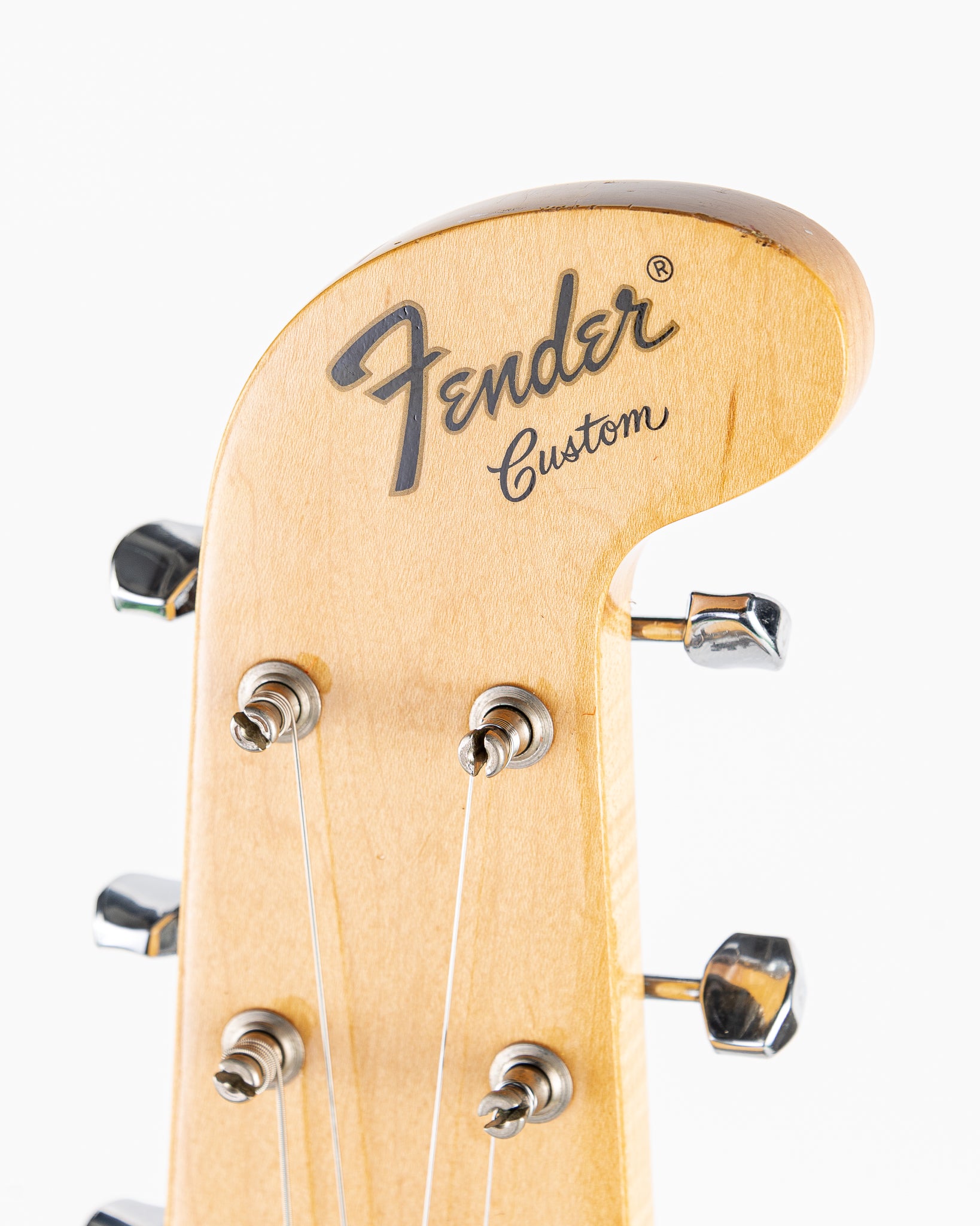USED 1969 Fender Custom Maverick Electric Guitar - 3 Tone Sunburst with Original Hardshell Case