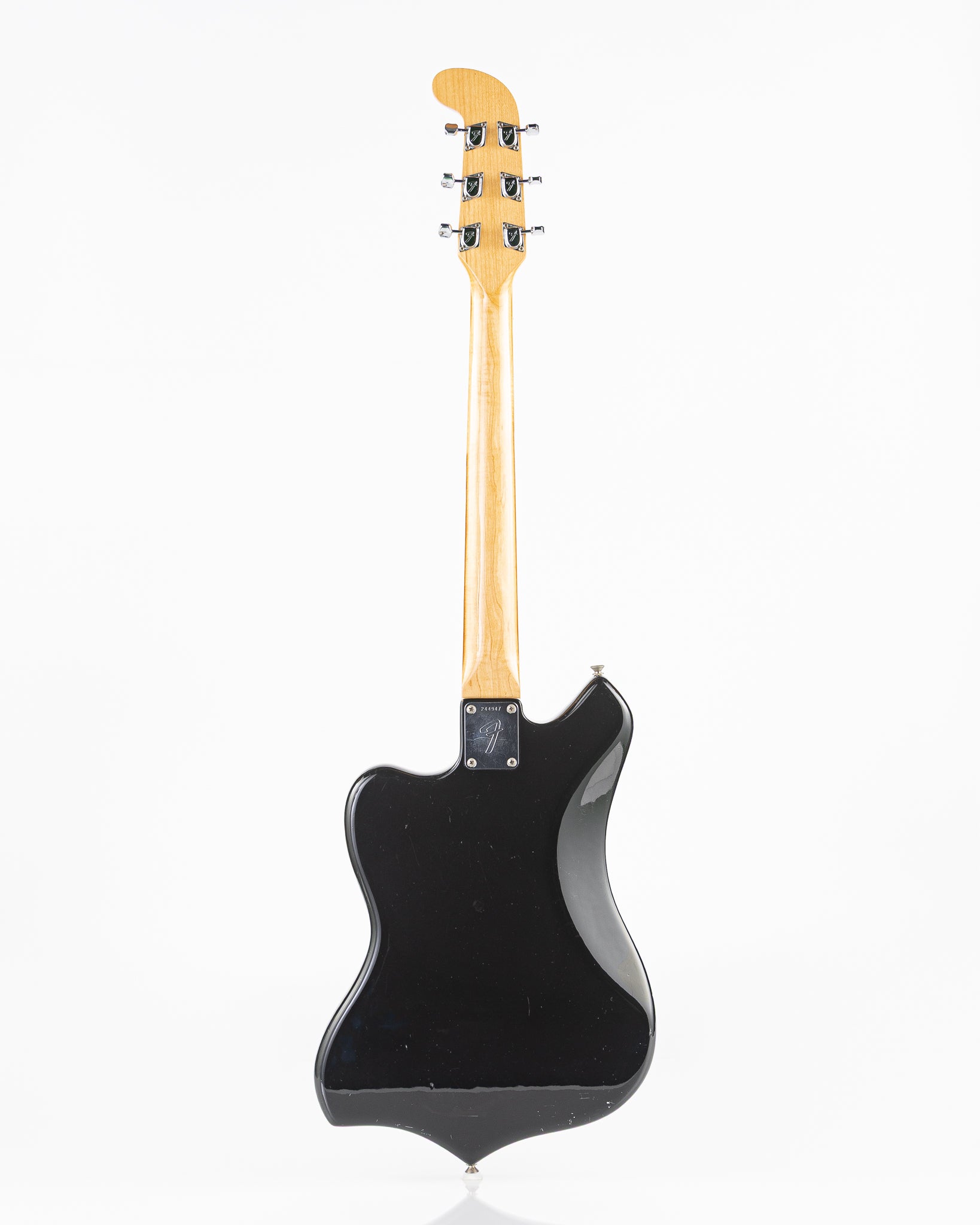 USED 1969 Fender Custom Maverick Electric Guitar - 3 Tone Sunburst with Original Hardshell Case