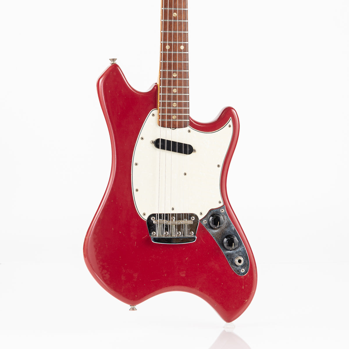 USED 1969 Fender Swinger (Arrow, Musiclander) Electric Guitar - Dakota Red with Original Hardshell Case