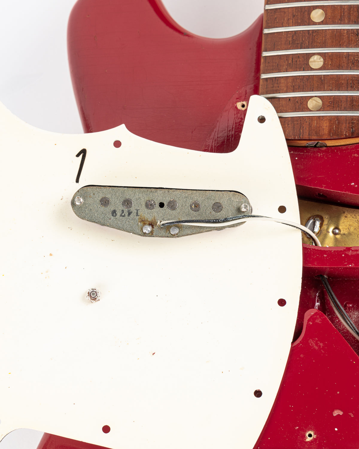 USED 1969 Fender Swinger (Arrow, Musiclander) Electric Guitar - Dakota Red with Original Hardshell Case