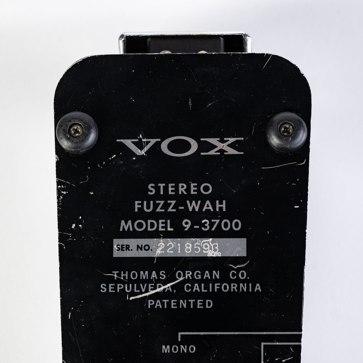 USED 1970's Vox Stereo Fuzz-Wah 9-370 Guitar Pedal