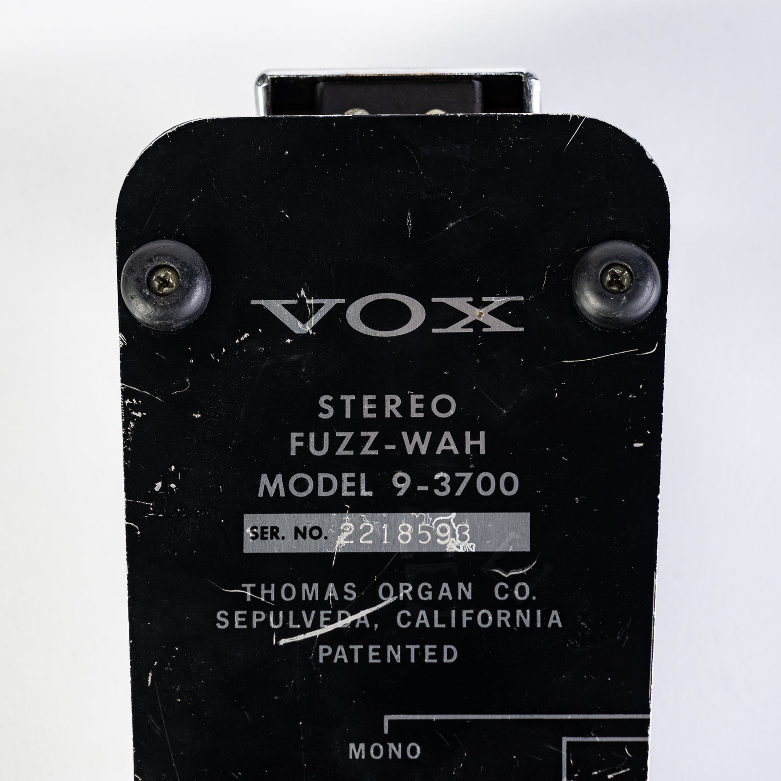 USED 1970's Vox Stereo Fuzz-Wah 9-370 Guitar Pedal
