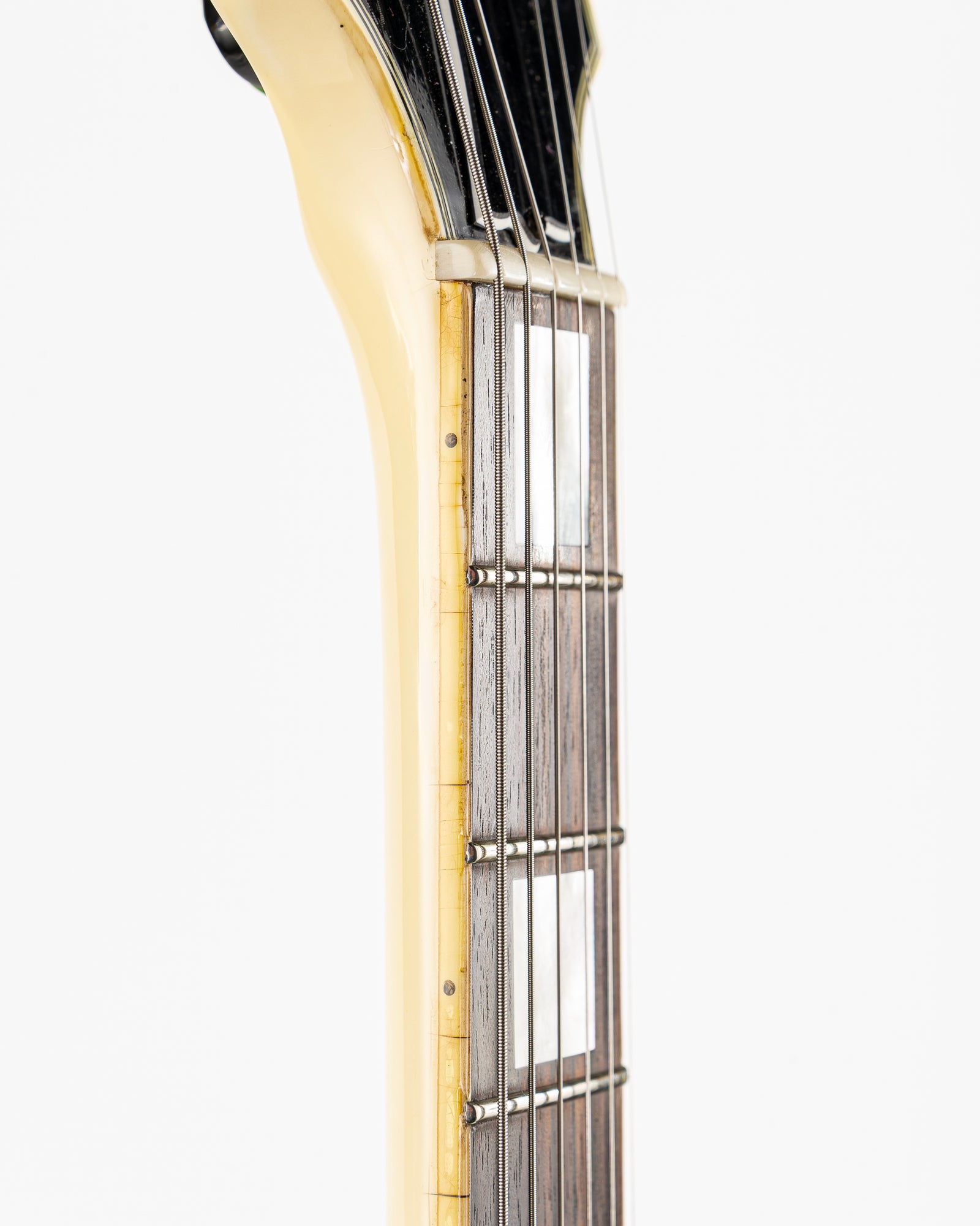 USED 1970s Greco SS-800 3 Pickup SG Custom-Style Electric Guitar - Cream with Hardshell Case