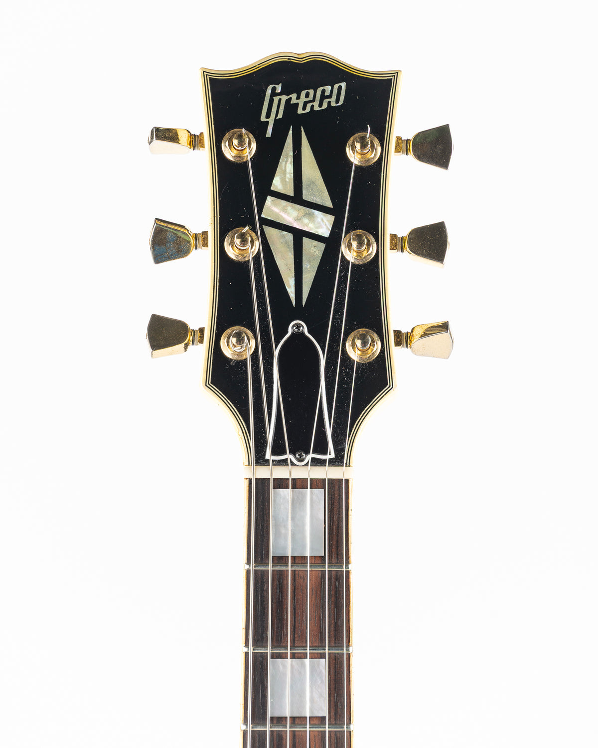 USED 1970s Greco SS-800 3 Pickup SG Custom-Style Electric Guitar - Cream with Hardshell Case