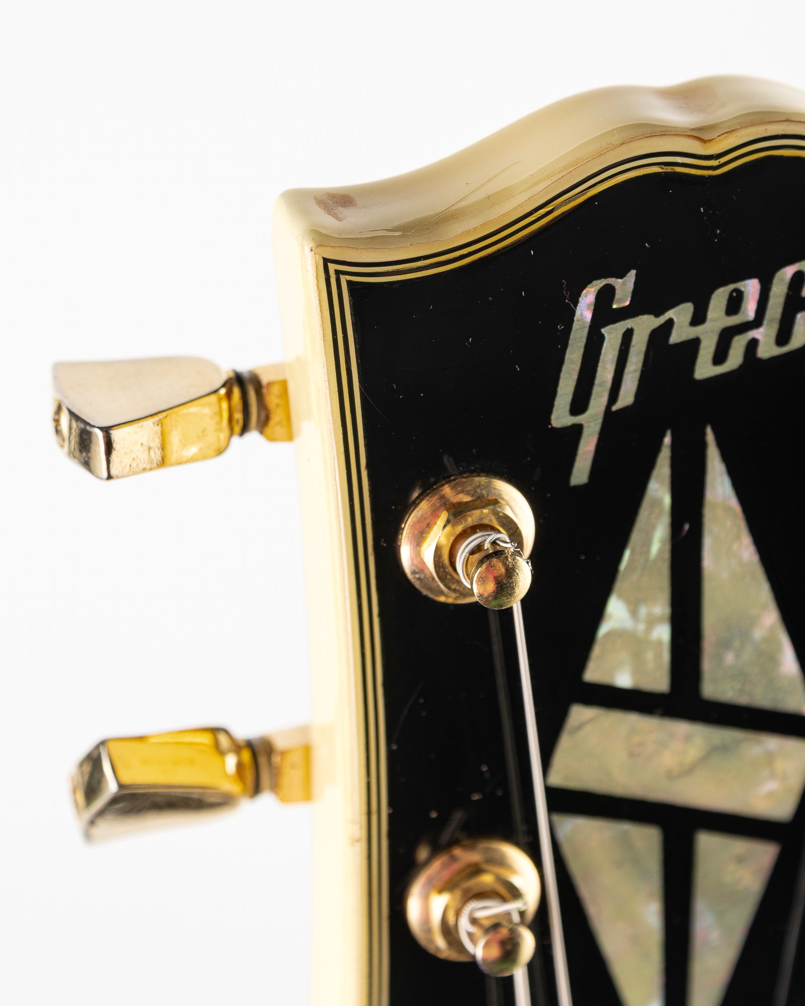 USED 1970s Greco SS-800 3 Pickup SG Custom-Style Electric Guitar - Cream with Hardshell Case