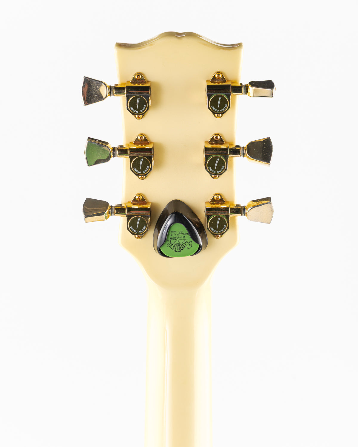 USED 1970s Greco SS-800 3 Pickup SG Custom-Style Electric Guitar - Cream with Hardshell Case