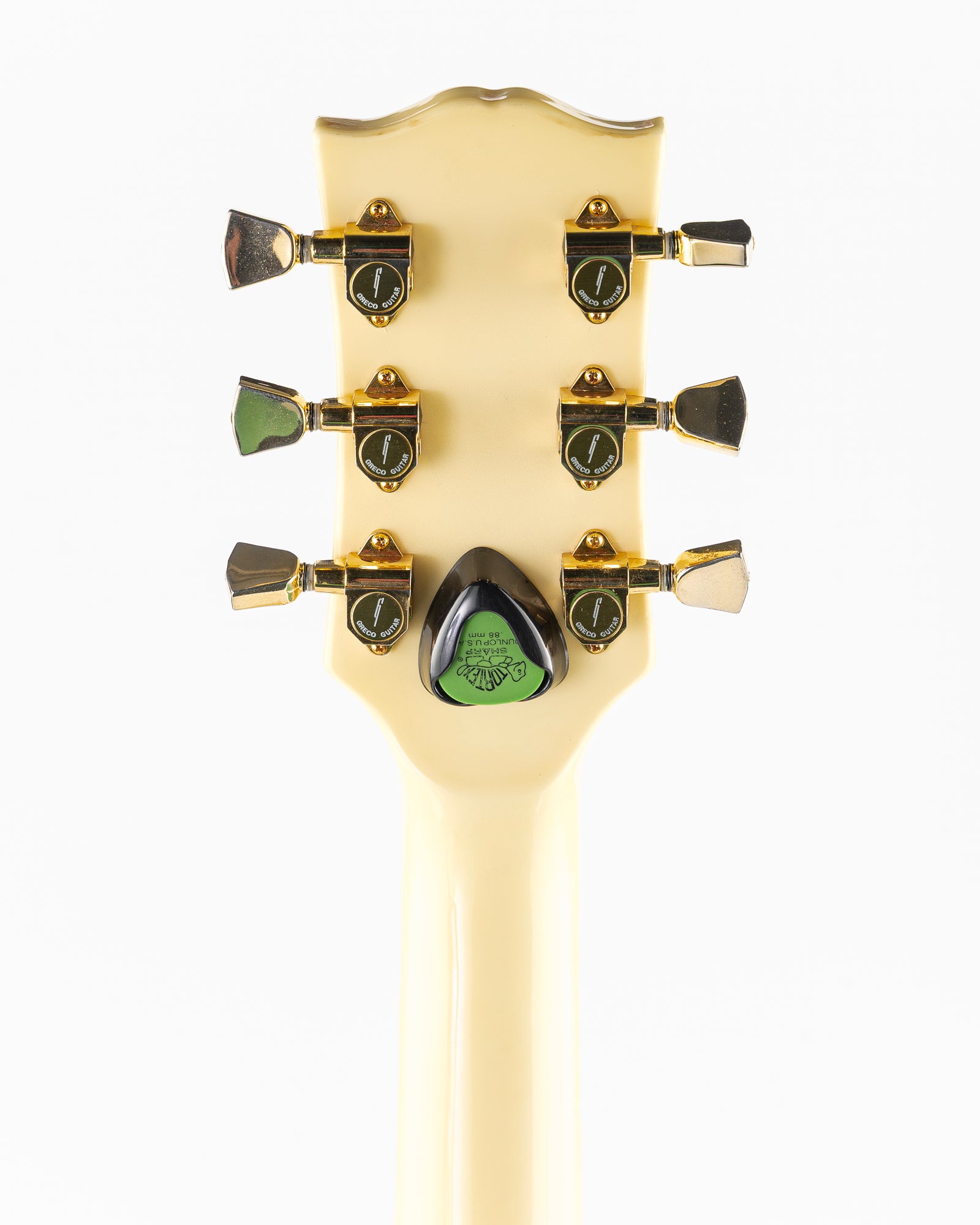 USED 1970s Greco SS-800 3 Pickup SG Custom-Style Electric Guitar - Cream with Hardshell Case