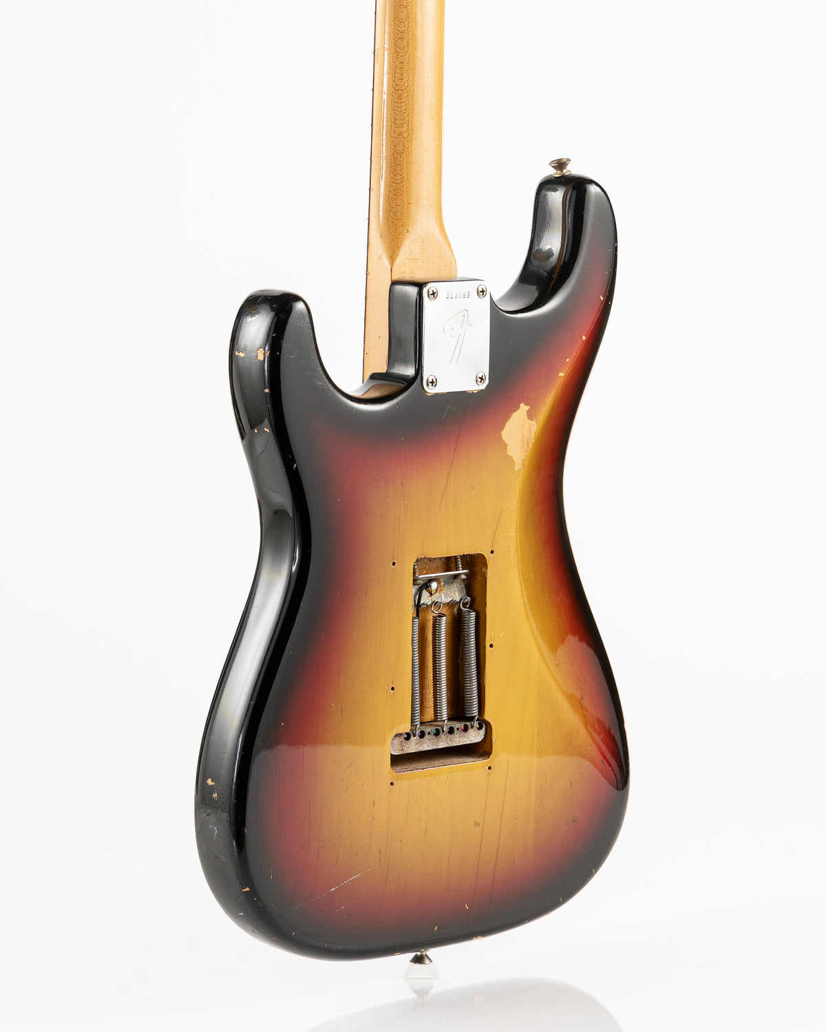 USED 1971 Fender Stratocaster with 4-Bolt Neck Electric Guitar - Three Tone Sunburst with Original Hardshell Case