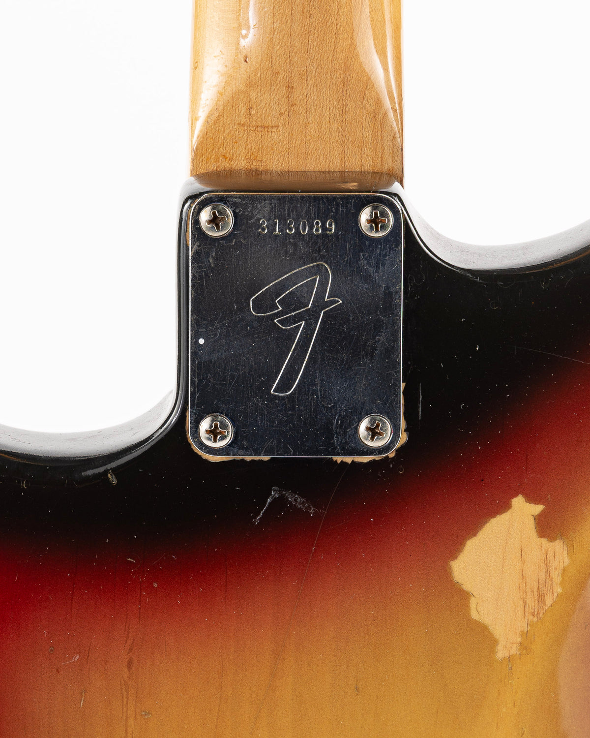 USED 1971 Fender Stratocaster with 4-Bolt Neck Electric Guitar - Three Tone Sunburst with Original Hardshell Case