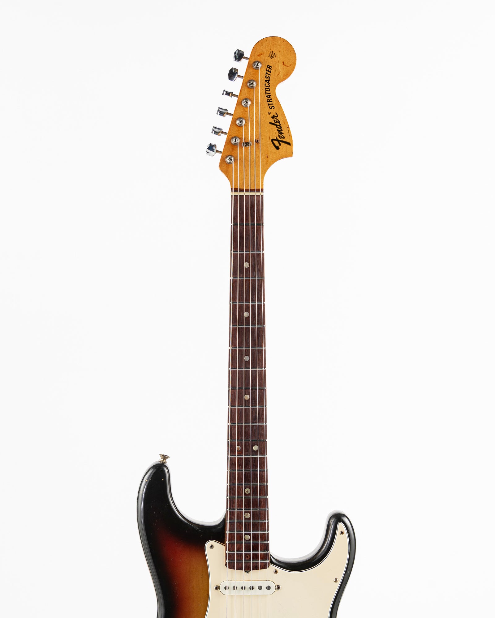 USED 1971 Fender Stratocaster with 4-Bolt Neck Electric Guitar - Three Tone Sunburst with Original Hardshell Case