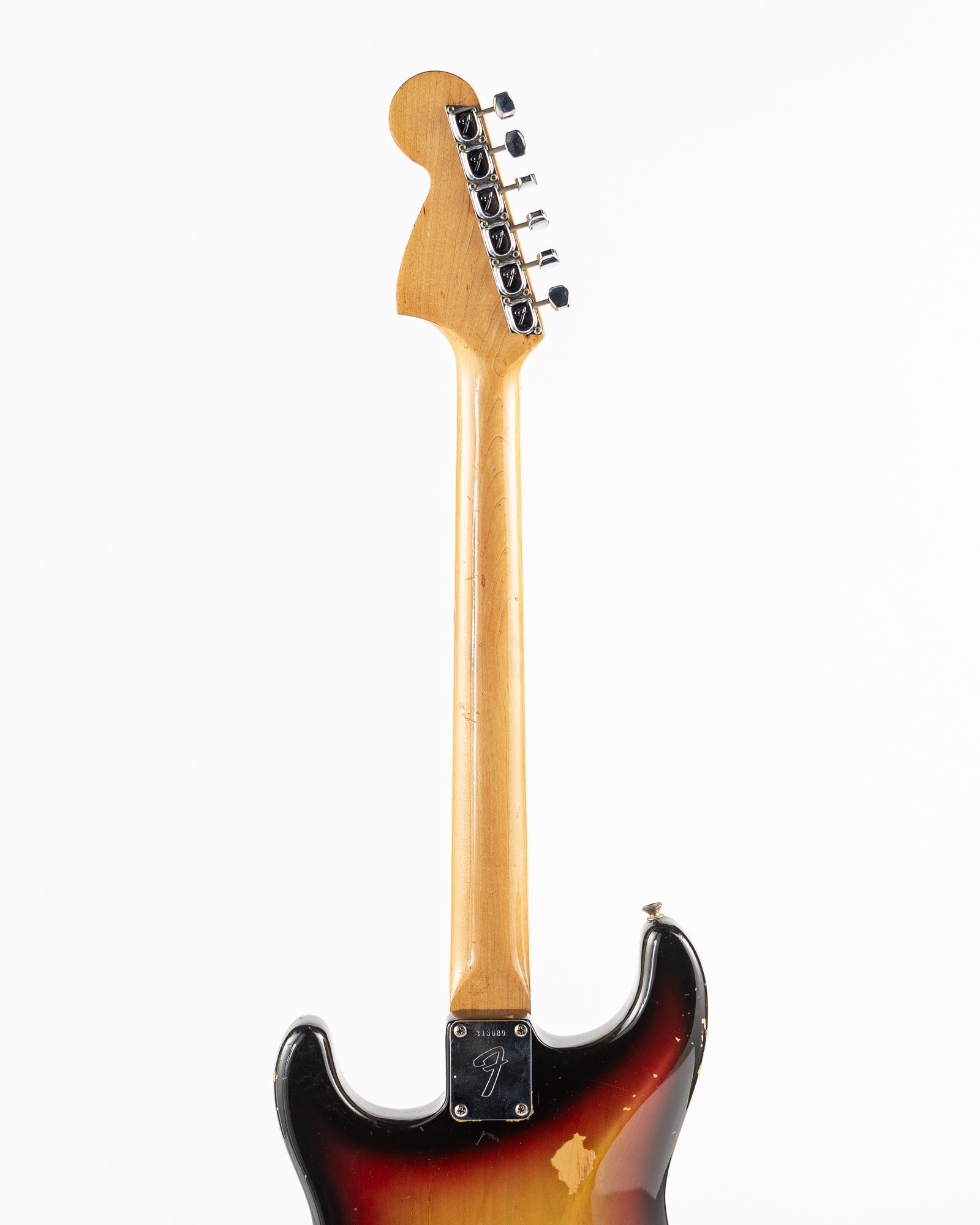 USED 1971 Fender Stratocaster with 4-Bolt Neck Electric Guitar - Three Tone Sunburst with Original Hardshell Case