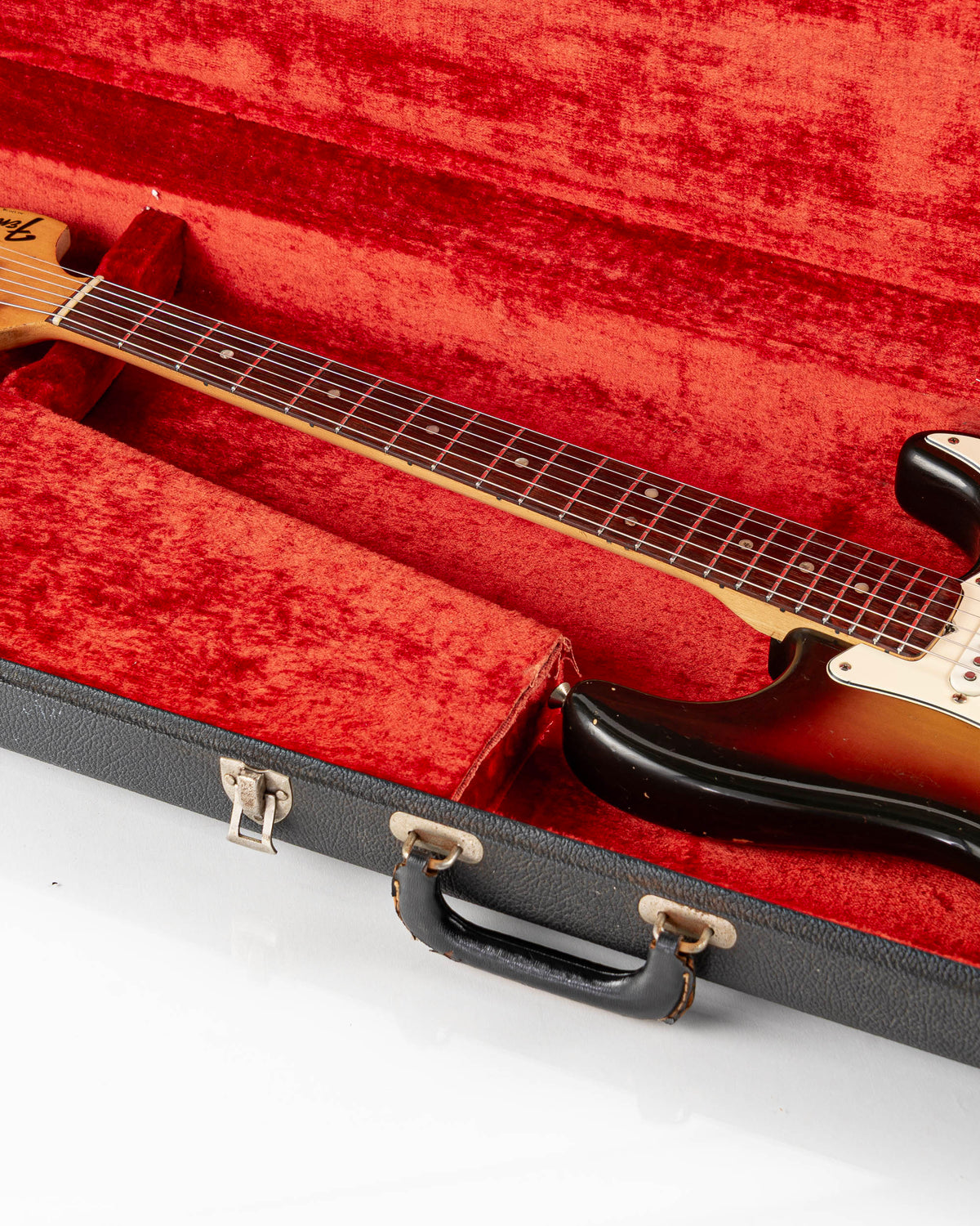 USED 1971 Fender Stratocaster with 4-Bolt Neck Electric Guitar - Three Tone Sunburst with Original Hardshell Case