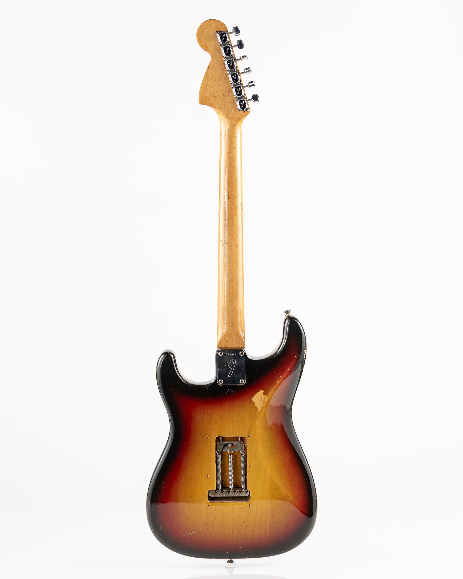 USED 1971 Fender Stratocaster with 4-Bolt Neck Electric Guitar - Three Tone Sunburst with Original Hardshell Case