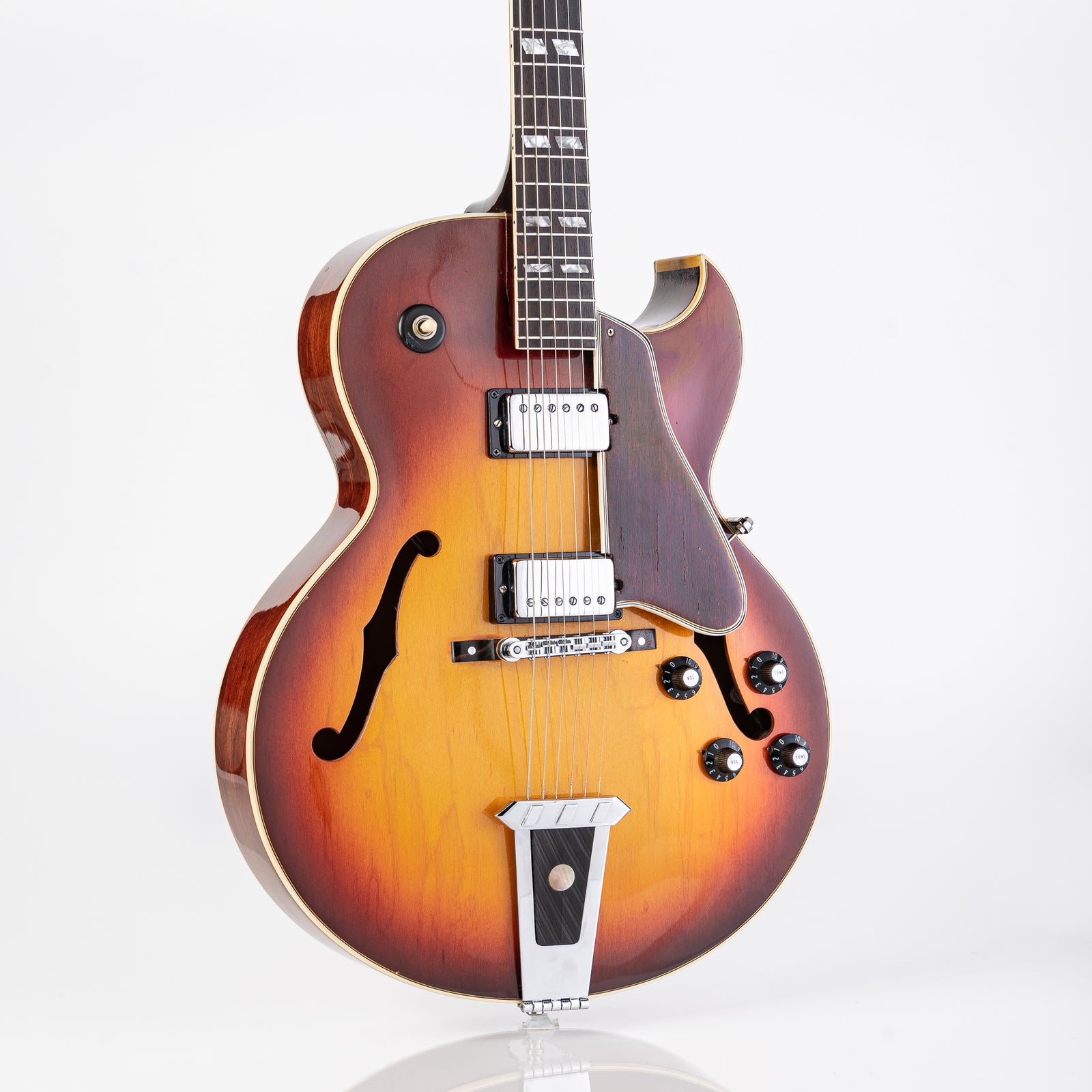 USED 1973 Gibson ES-175D Hollow-Body Electric Guitar - 2 Tone Sunburst with Original Hardshell Case