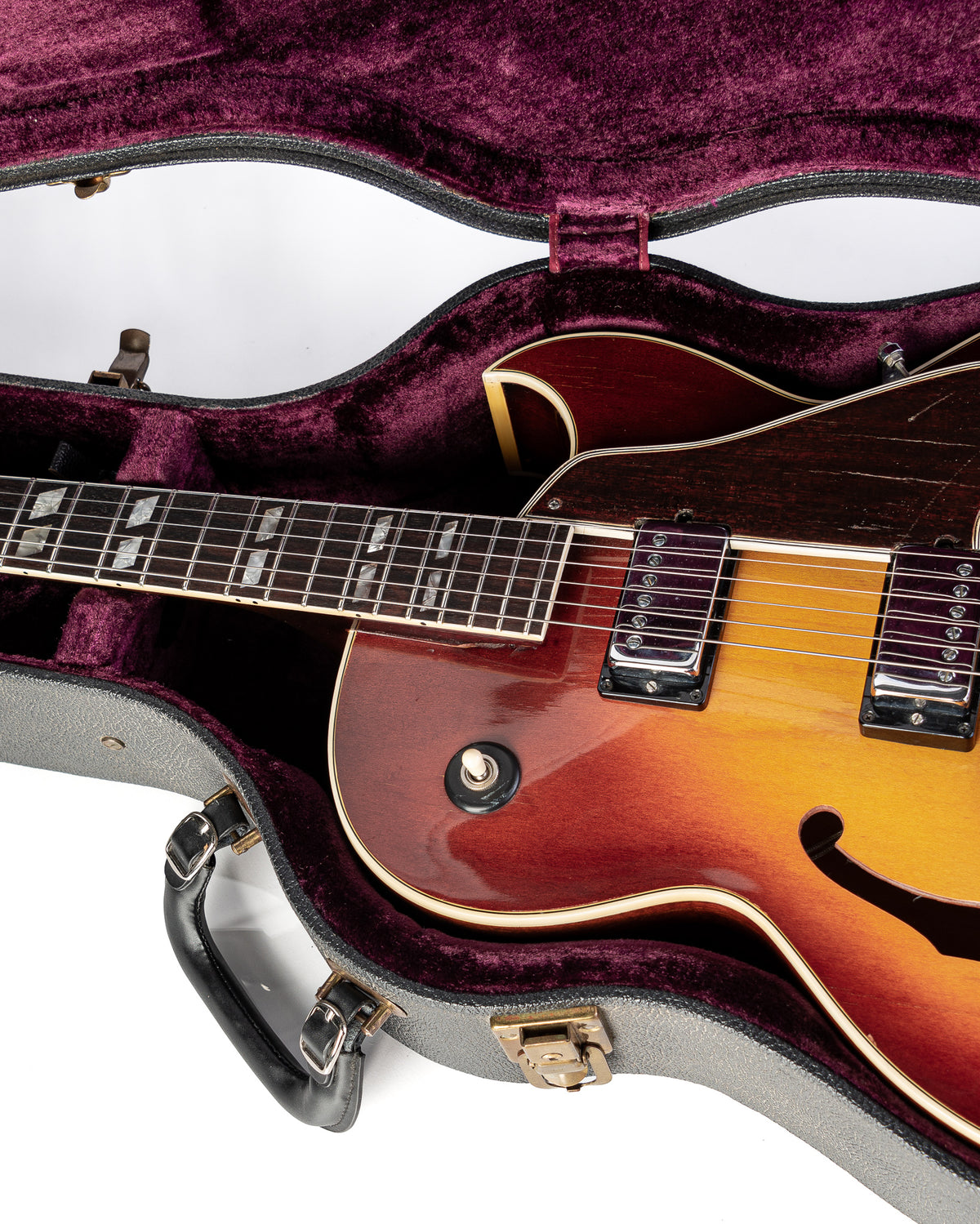 USED 1973 Gibson ES-175D Hollow-Body Electric Guitar - 2 Tone Sunburst with Original Hardshell Case