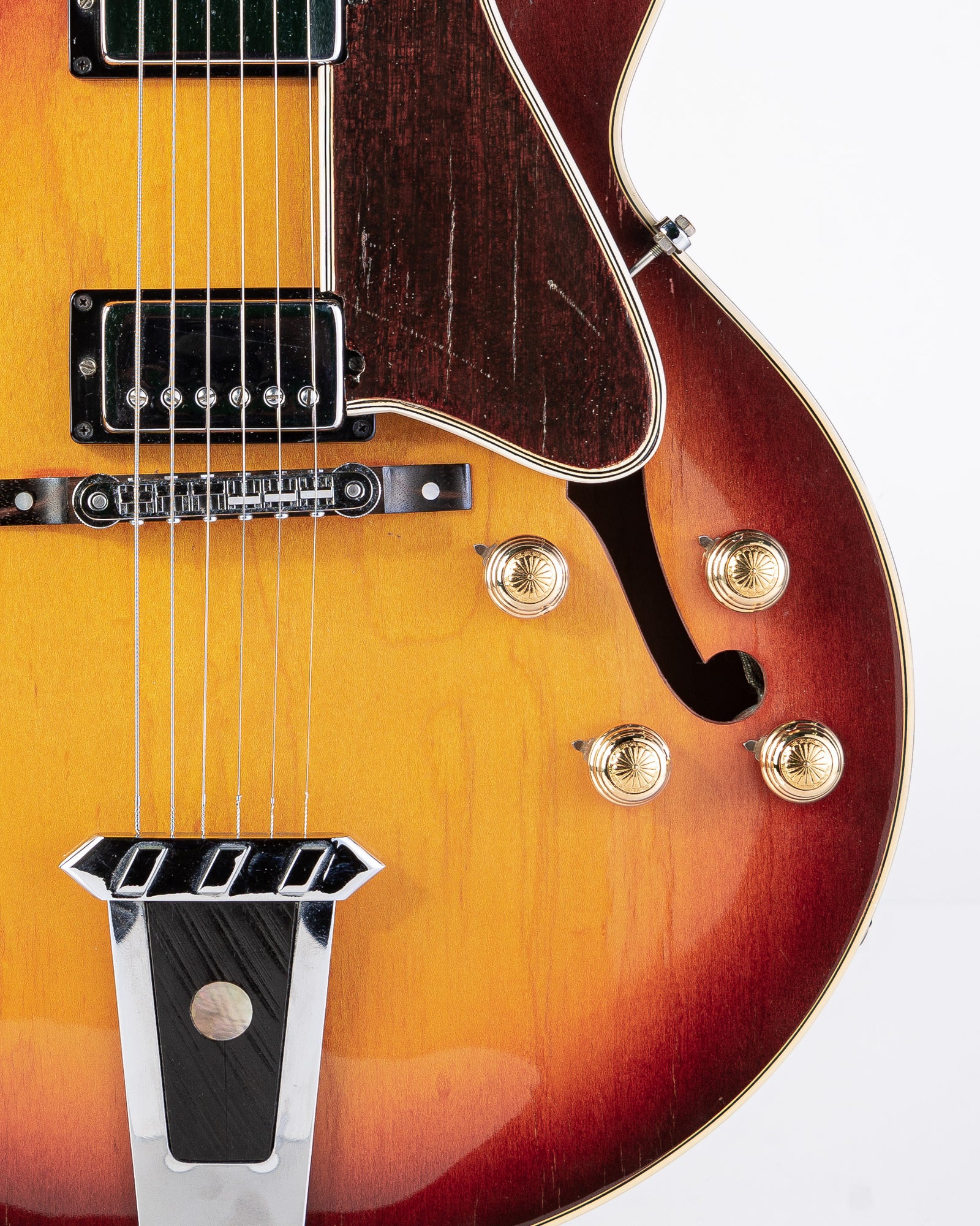 USED 1973 Gibson ES-175D Hollow-Body Electric Guitar - 2 Tone Sunburst with Original Hardshell Case