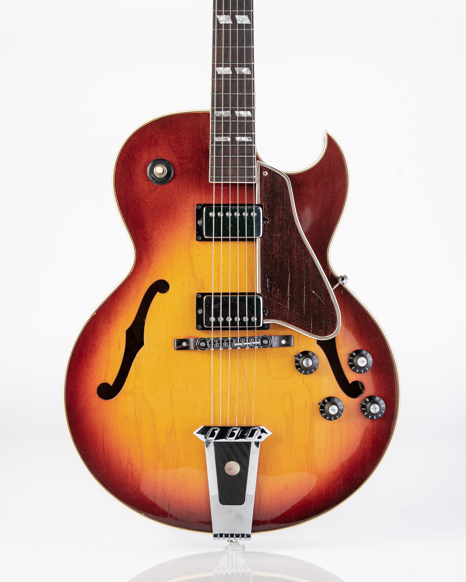 USED 1973 Gibson ES-175D Hollow-Body Electric Guitar - 2 Tone Sunburst with Original Hardshell Case