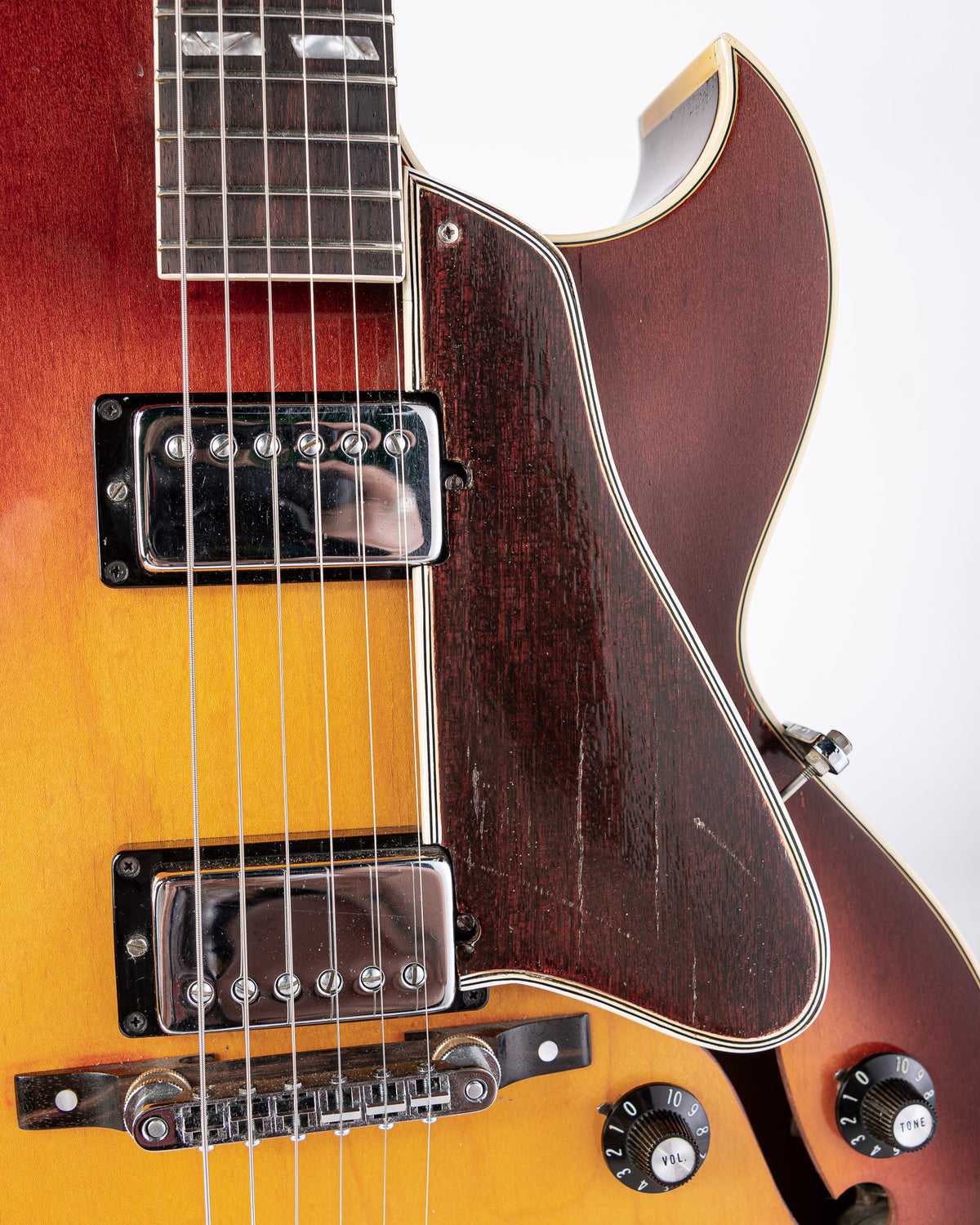 USED 1973 Gibson ES-175D Hollow-Body Electric Guitar - 2 Tone Sunburst with Original Hardshell Case
