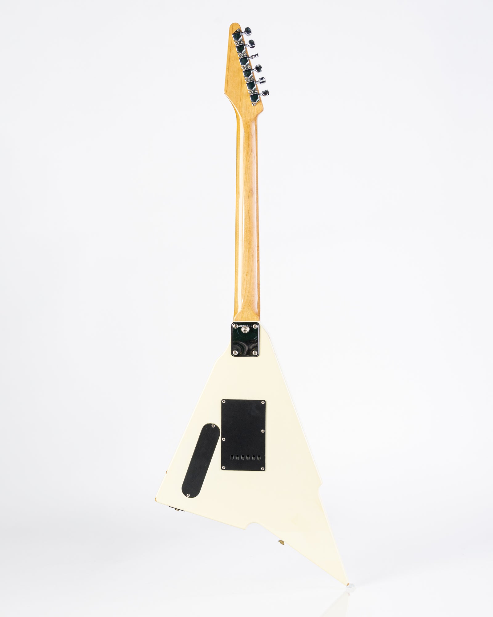 USED 1980's Fender Squier Katana Electric Guitar- Arctic White with Original Hardshell Case