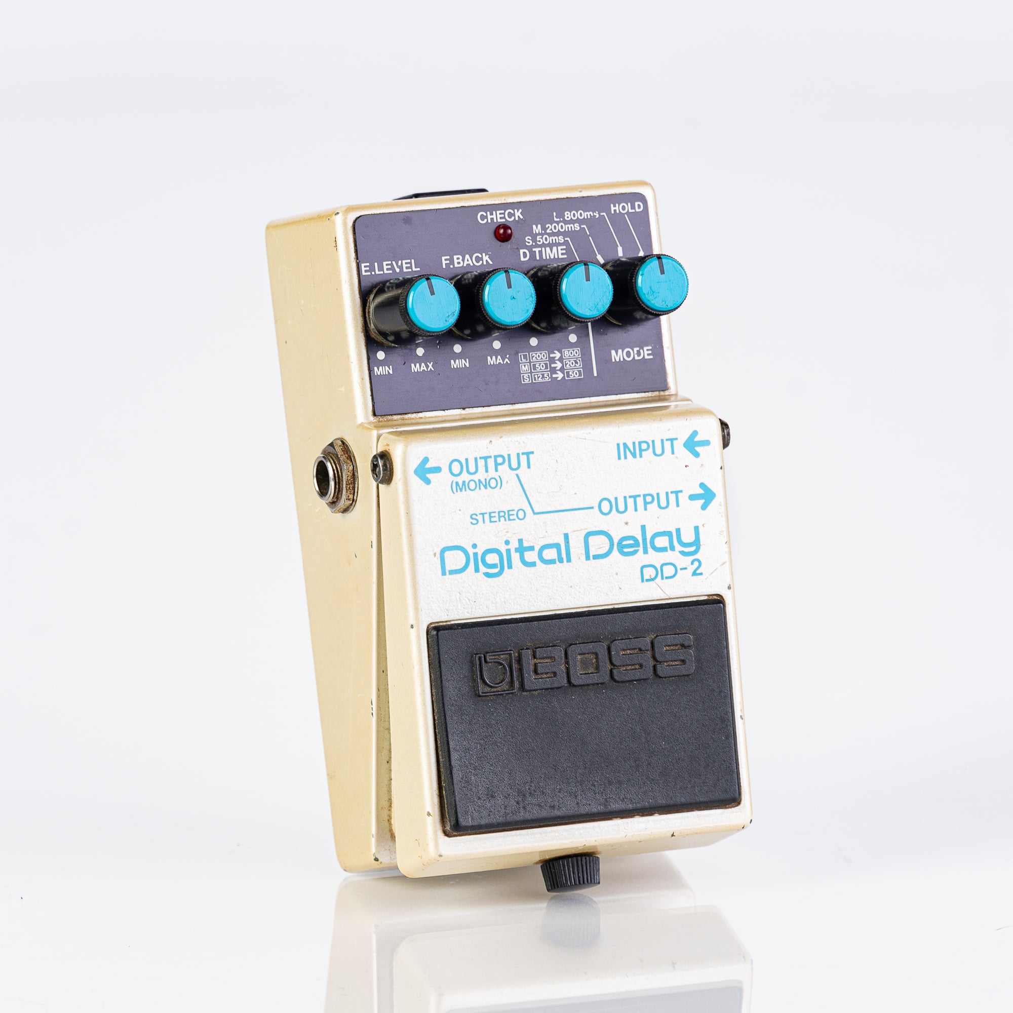 boss digital delay pedal USED 1984 Boss DD-2 Digital Delay Blue Label Guitar Pedal