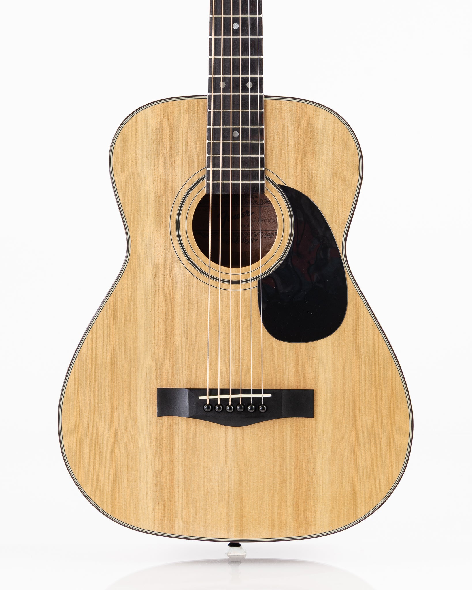 USED 1985 Serial #1 Fender Californian 3/4 Sized Acoustic Guitar - Natural with Fender Promo Kit and Gig Bag