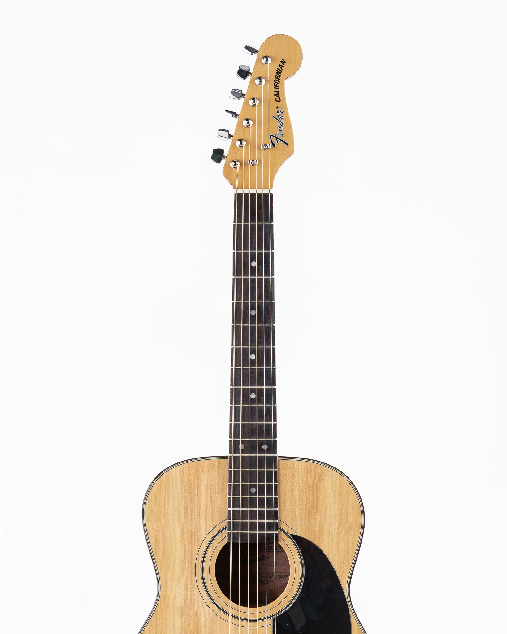 USED 1985 Serial #1 Fender Californian 3/4 Sized Acoustic Guitar - Natural with Fender Promo Kit and Gig Bag