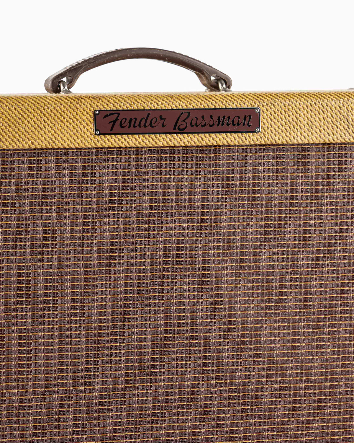 USED 1990 Fender '59 Bassman Reissue 5F6-A 45 Watt 4x10 Guitar Combo Amplifier with Flight Case and Cover