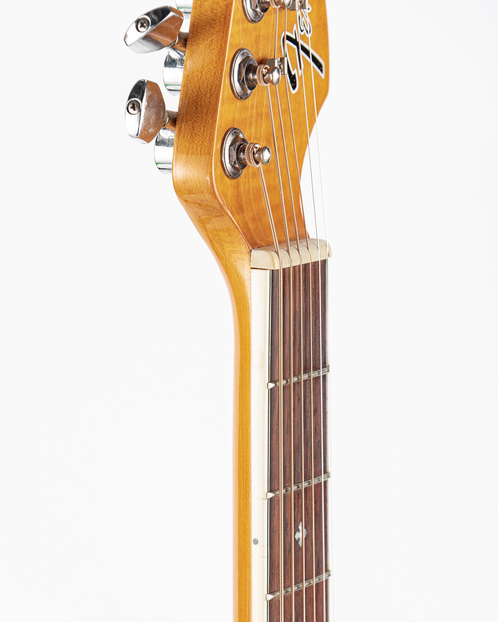 USED 1994 Fender Montara Flame Maple Acoustic Electric Guitar - Flamed Amber with Hardshell Case
