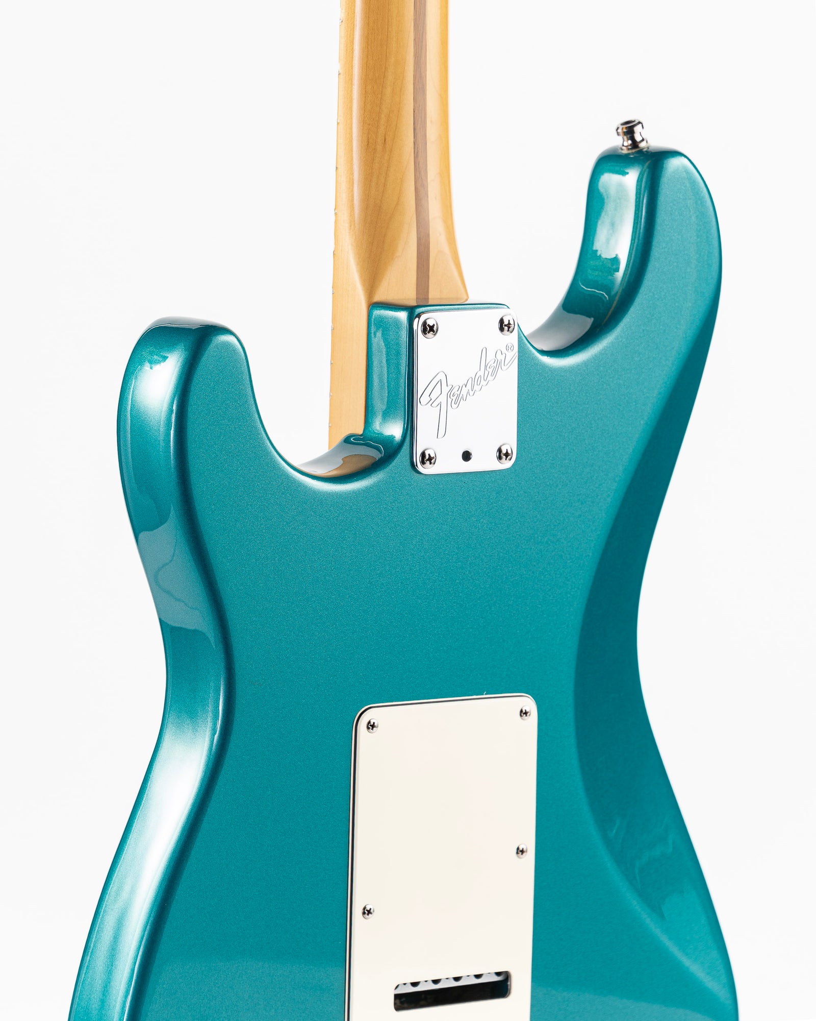 USED 1995 Fender American Standard Limited Edition Stratocaster Electric Guitar - Ocean Turquoise with Matching Headstock