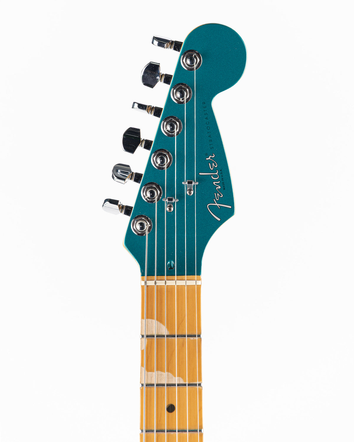 USED 1995 Fender American Standard Limited Edition Stratocaster Electric Guitar - Ocean Turquoise with Matching Headstock
