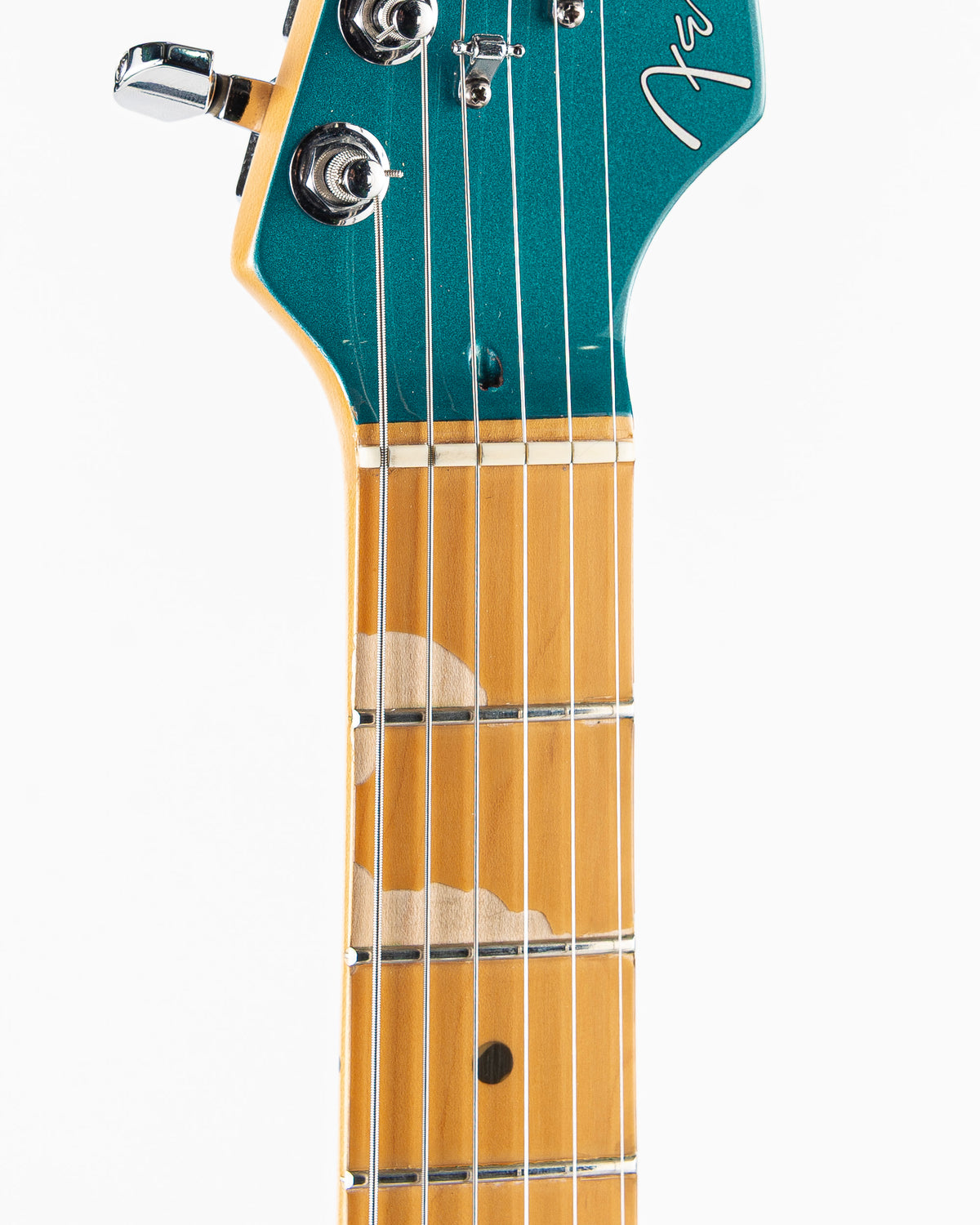 USED 1995 Fender American Standard Limited Edition Stratocaster Electric Guitar - Ocean Turquoise with Matching Headstock