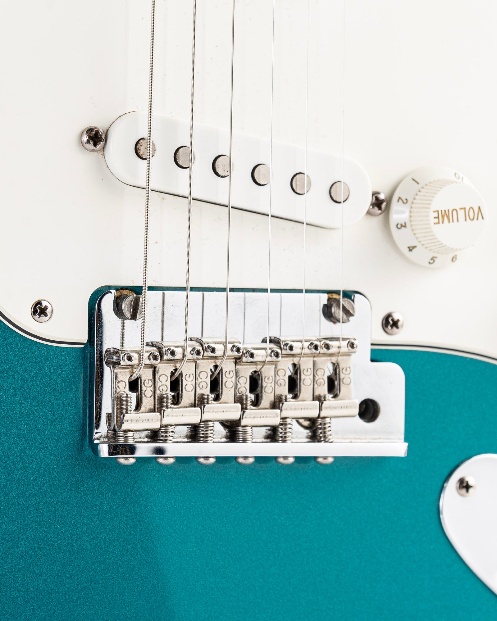 USED 1995 Fender American Standard Limited Edition Stratocaster Electric Guitar - Ocean Turquoise with Matching Headstock