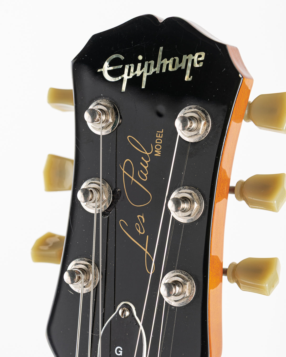 USED 1997 MIK Epiphone Les Paul Standard Limited Edition with Vibrato Electric Guitar - Amber Burst