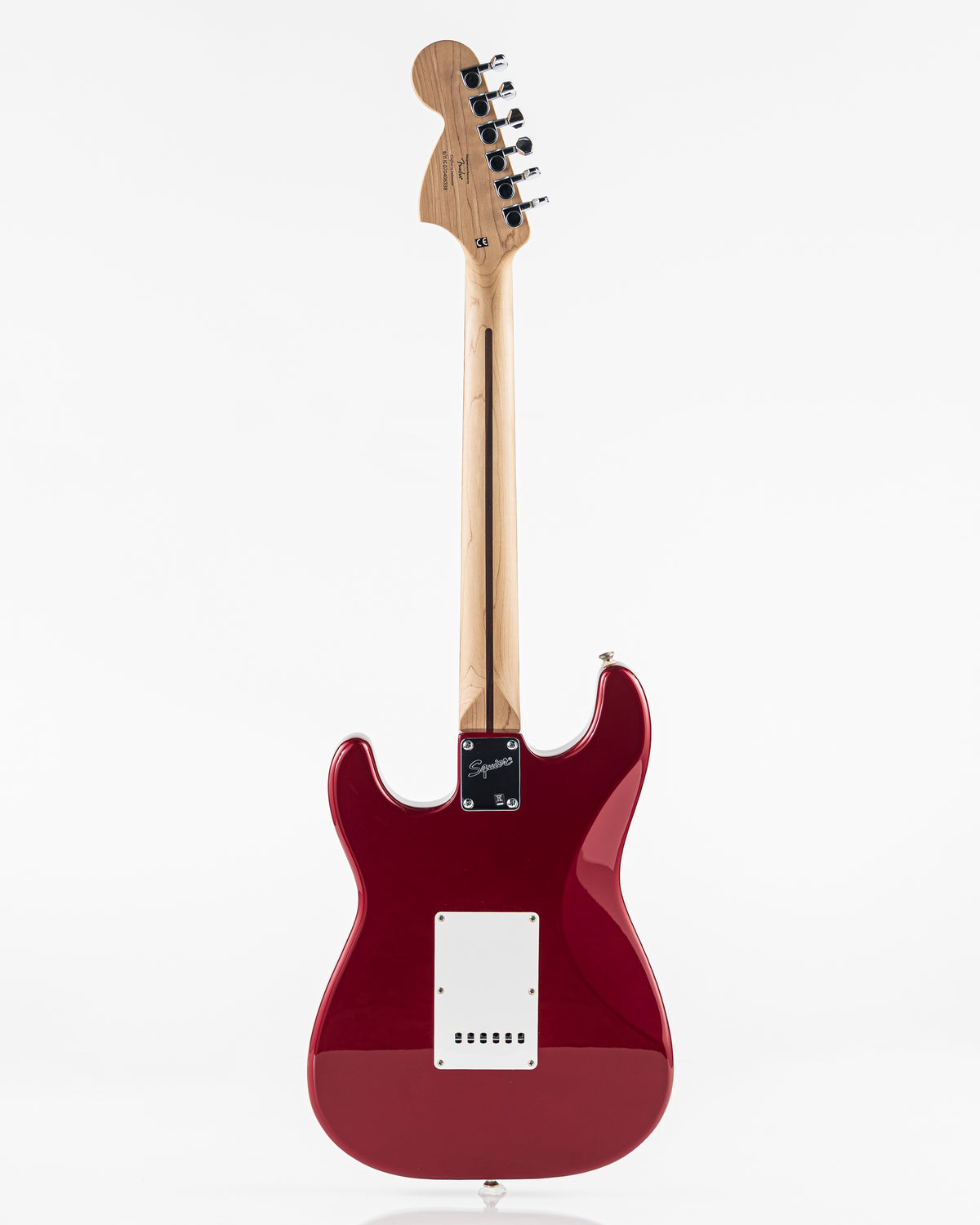 USED 2000s Squier Affinity Series Stratocaster HSS Electric Guitar - Metallic Red